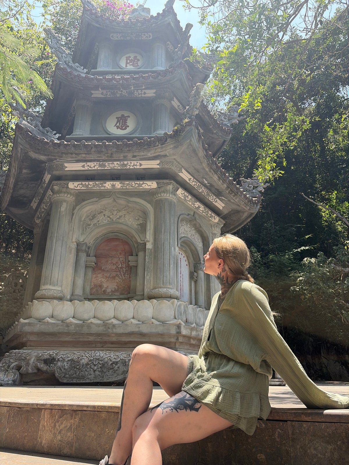 Tourists explore temples and caves in Đà Nẵng Vietnam