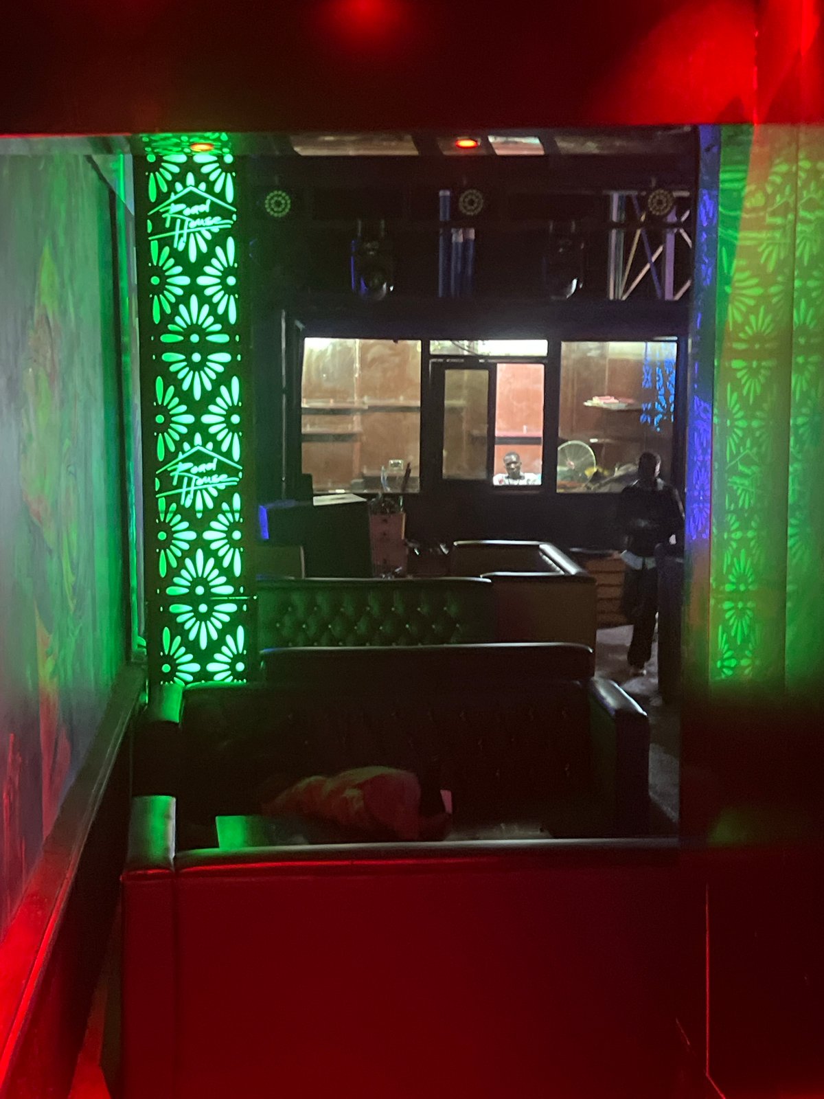 Late night indoor gathering captured in Howayi, Nigeria