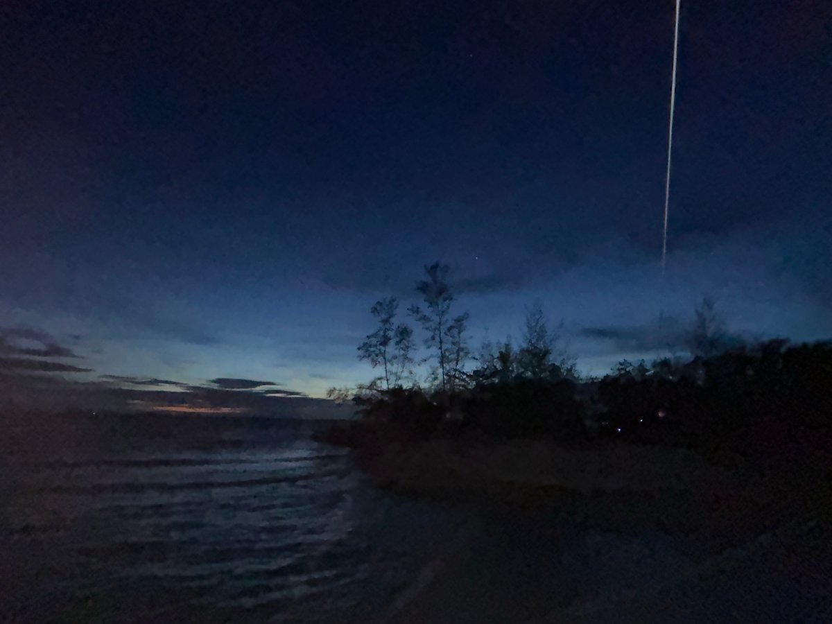 Twilight coastline scenes captured in Baan Sri Thanu, Thailand