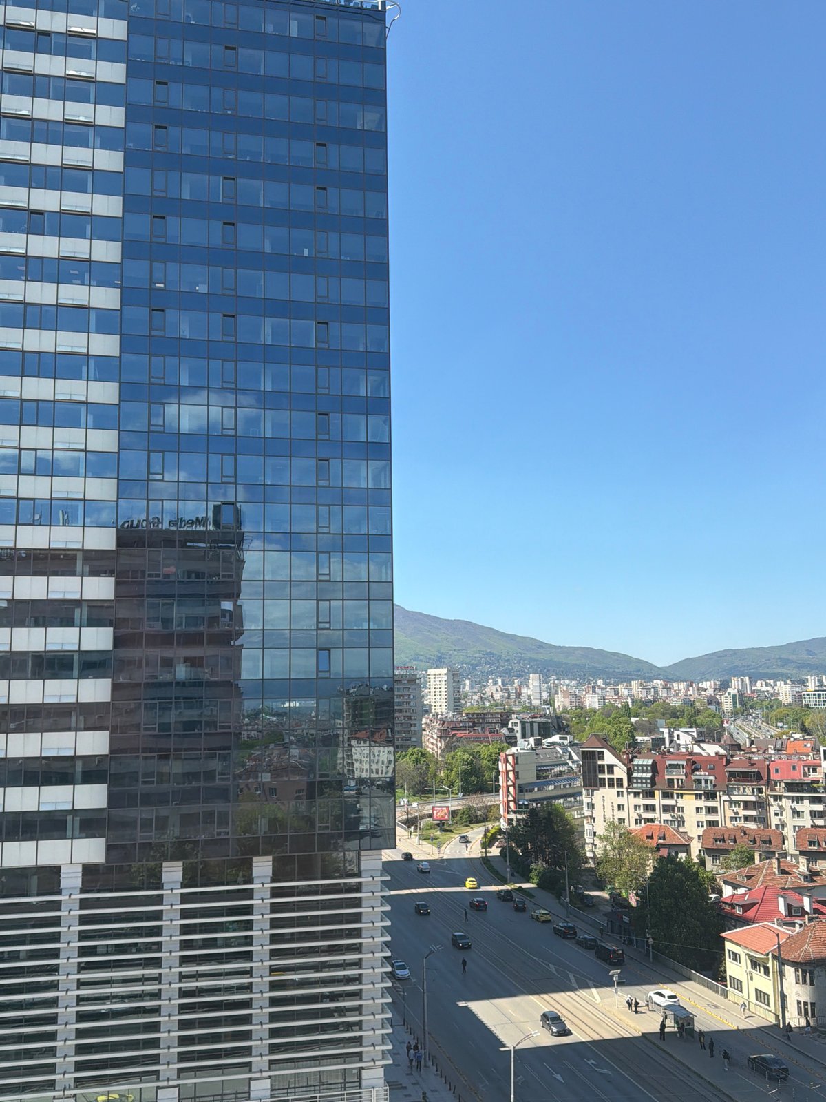 Morning street scenes documented across Sofia, Bulgaria