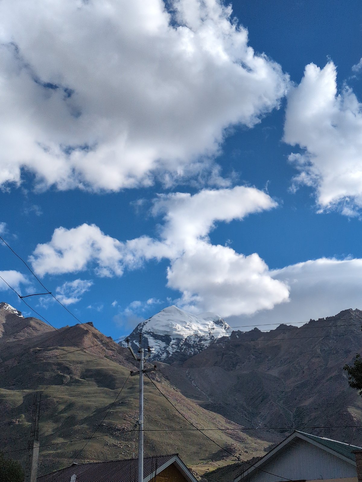 Street life and mountain views from Padum, Zanskar valley