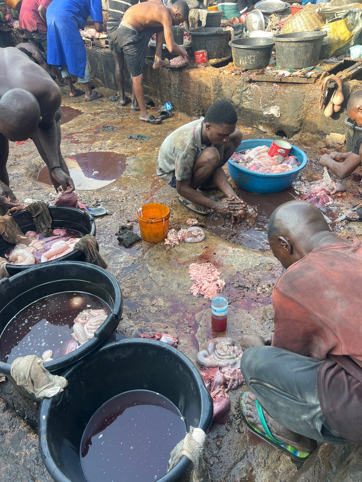 Morning market operations underway in Nkpor, Nigeria