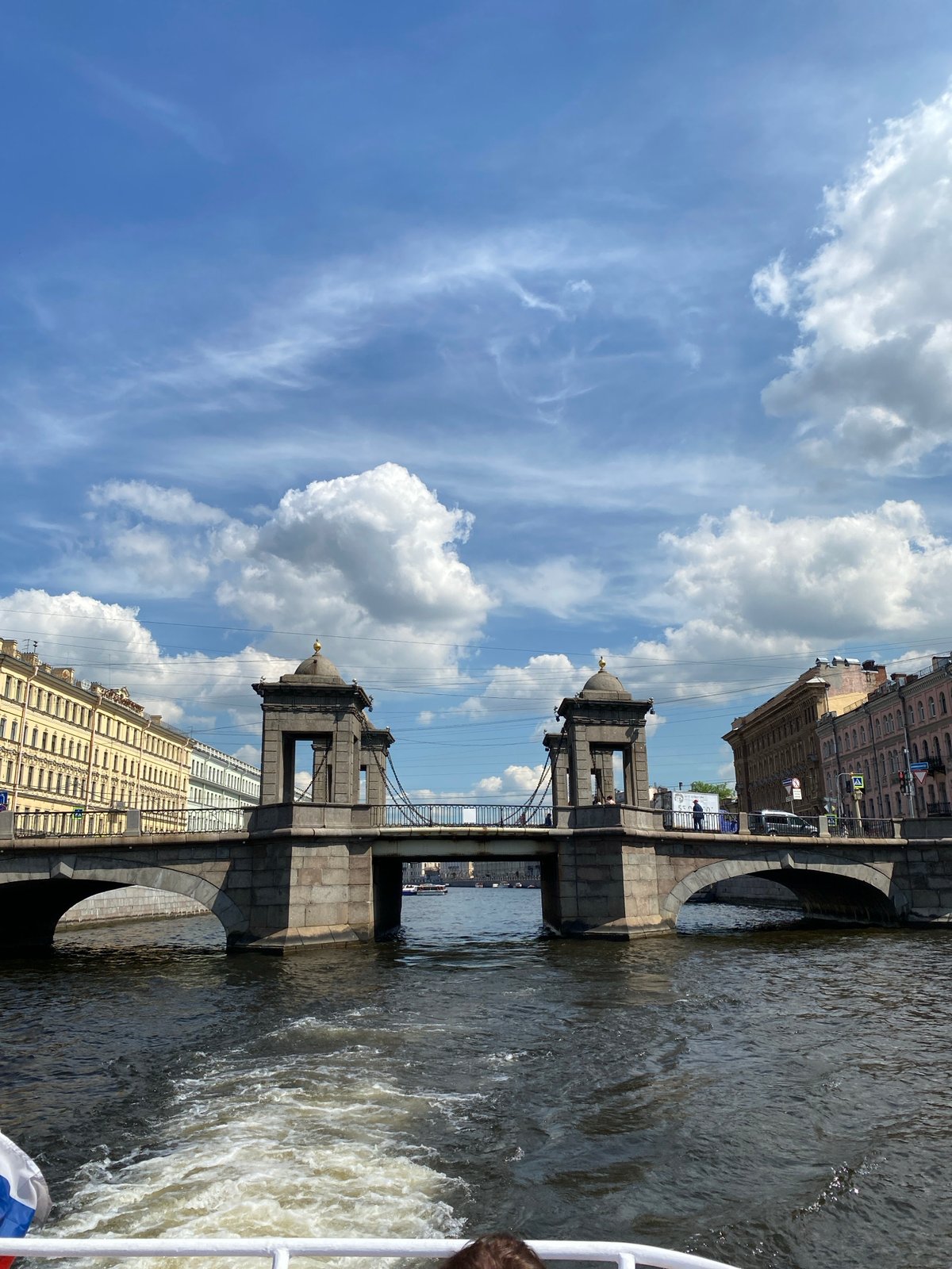 Morning waterfront walk captures Saint Petersburg's classical architecture
