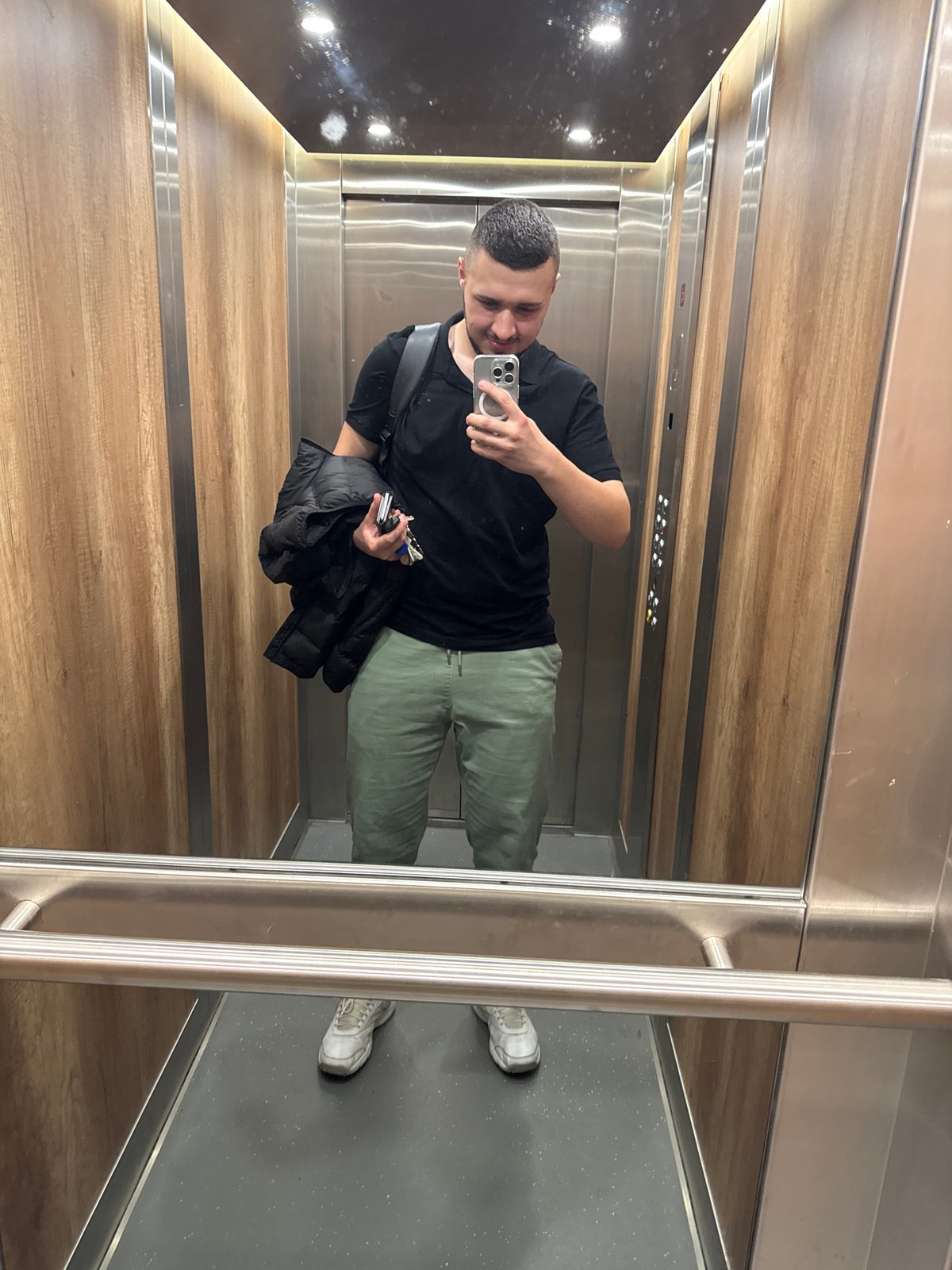 Sofia resident documents morning elevator selfies, street scenes