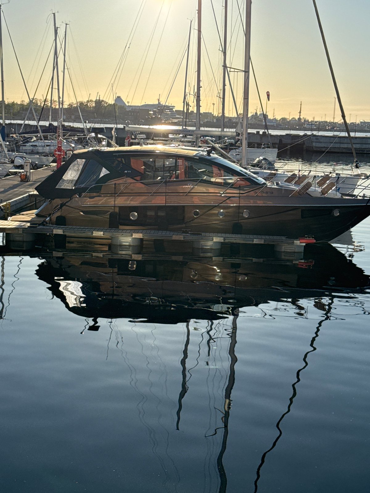 Late afternoon marina life documented at Tallinn waterfront
