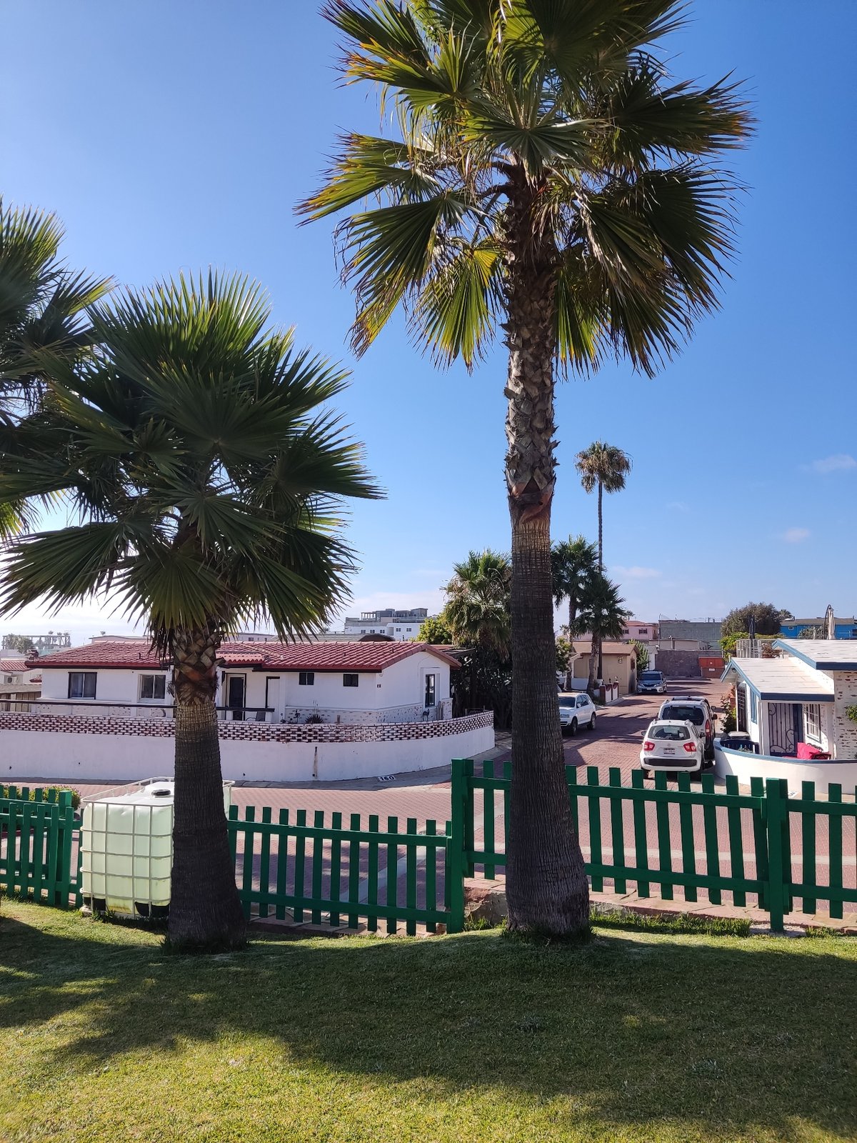 Tennis gear and sunny grounds at a Rosarito retreat
