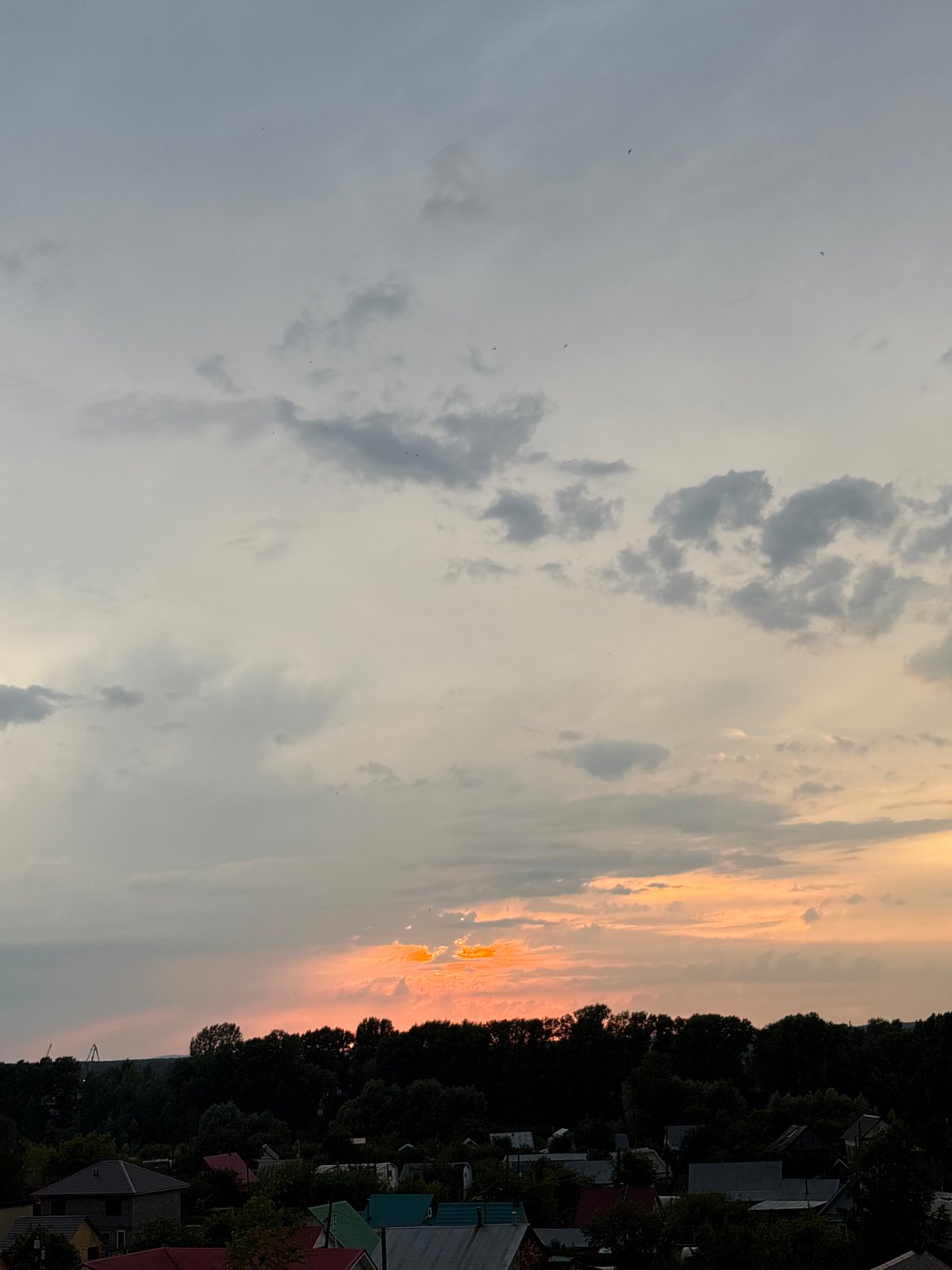 Golden hour over Chaikovsky, Russia, from multiple angles