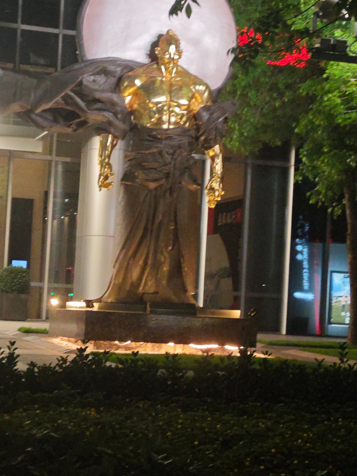 Nighttime photography captures Beijing landmarks in Chaoyang District