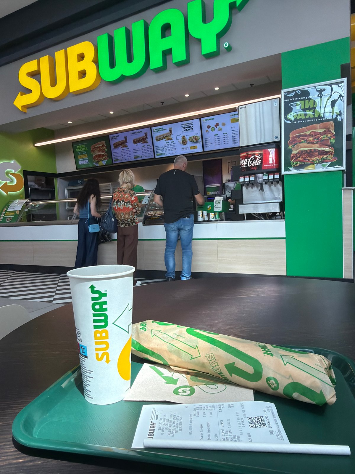 Afternoon around the malls and streets of Burgas, Bulgaria