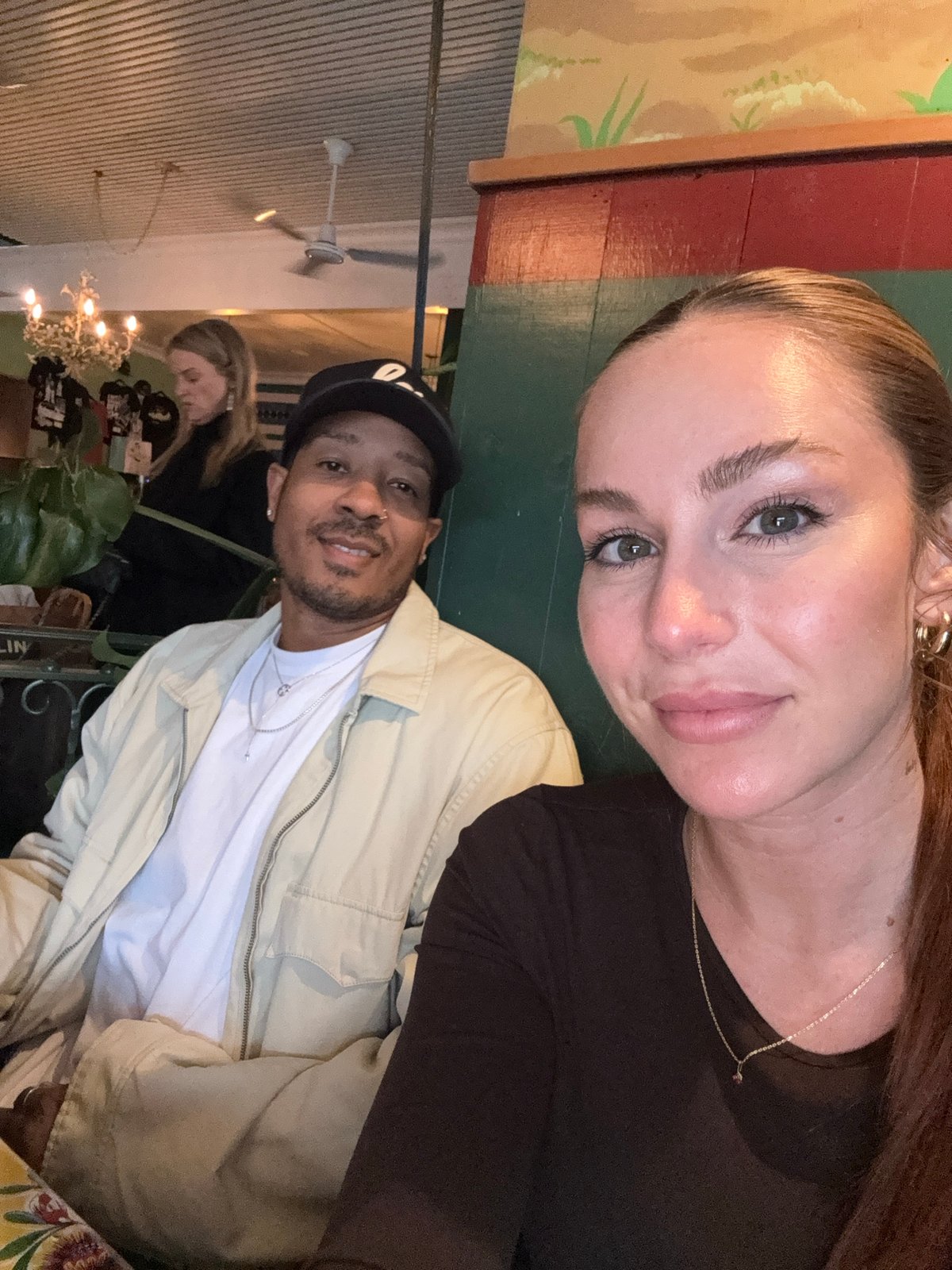 Friends celebrate late night at Los Angeles taqueria