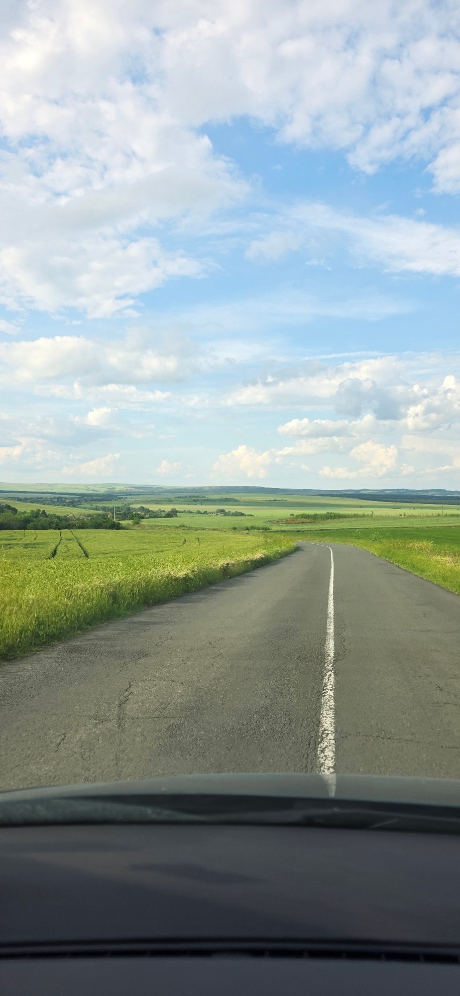 Rural drive through Bulgarian countryside near Ekzarh Antimovo documented