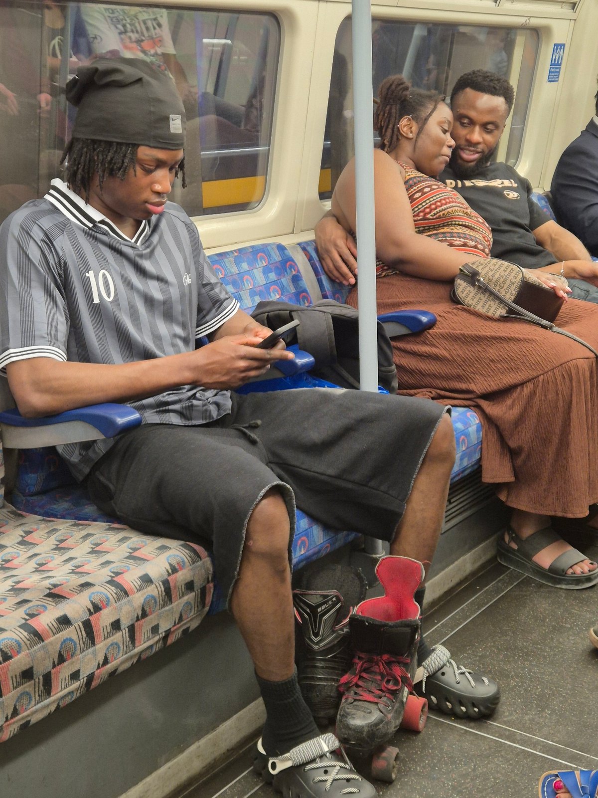 Evening London life captured across transport, streets, concert venues