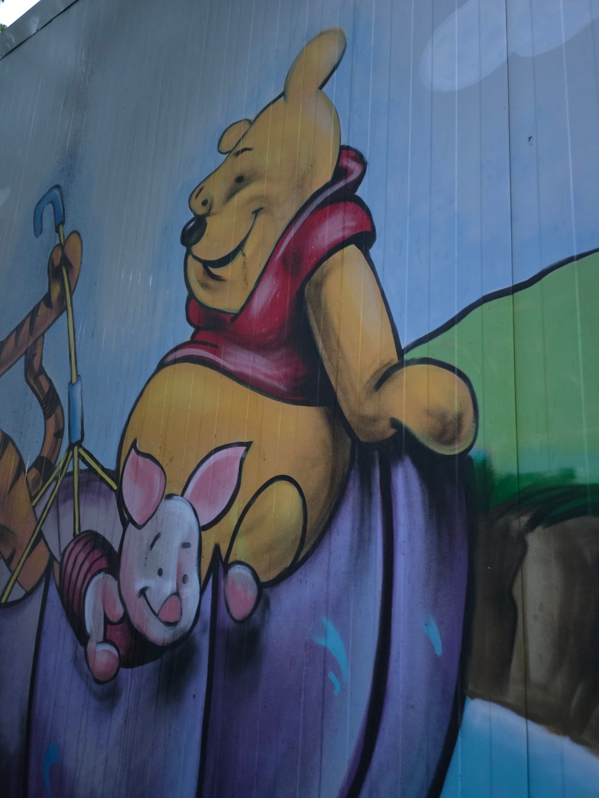 Street art and urban scenes documented during afternoon walkabout