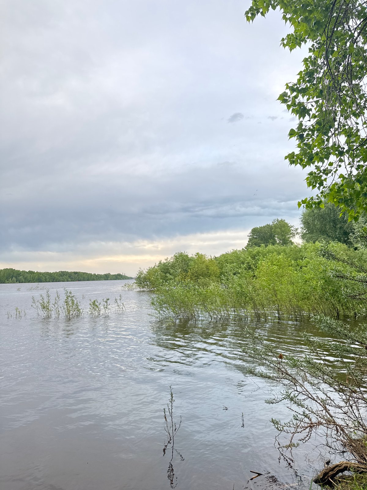 Person fishing along waterway in Chaikovsky, Russia