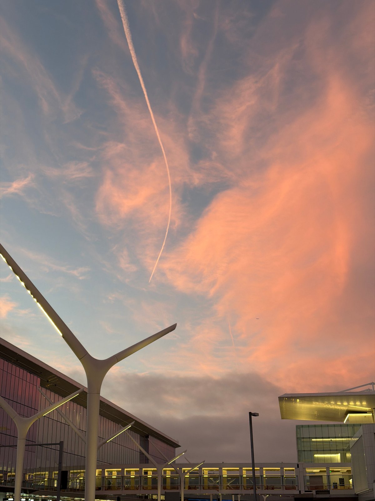 LAX Airport Captured During Pre-Dawn Twilight Hours