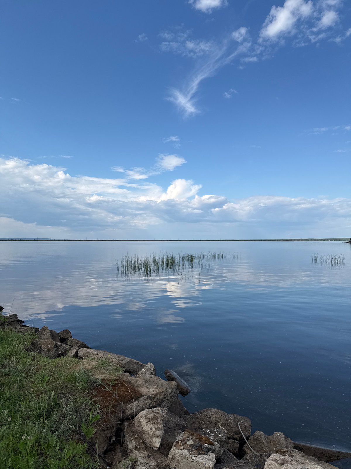 Woman enjoys swimming and photography session in Chaikovsky, Russia