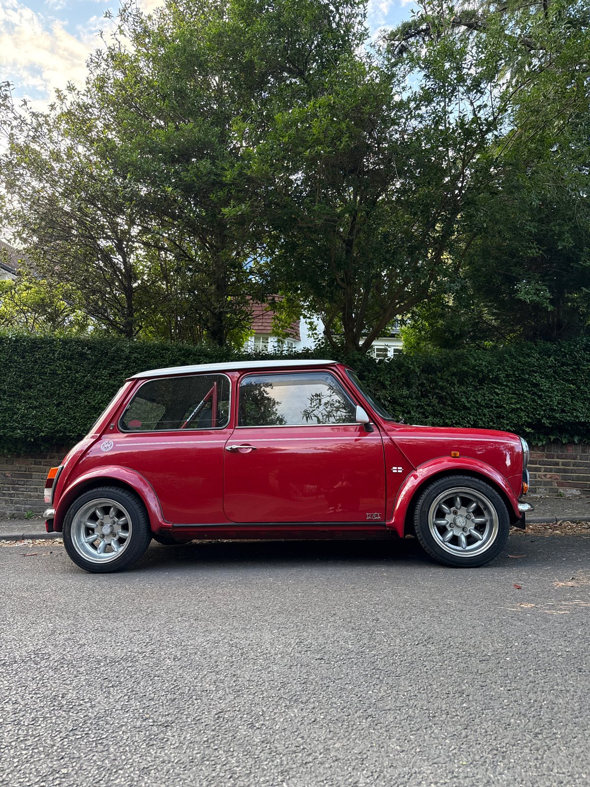 Classic Mini Cooper spotted in London residential area