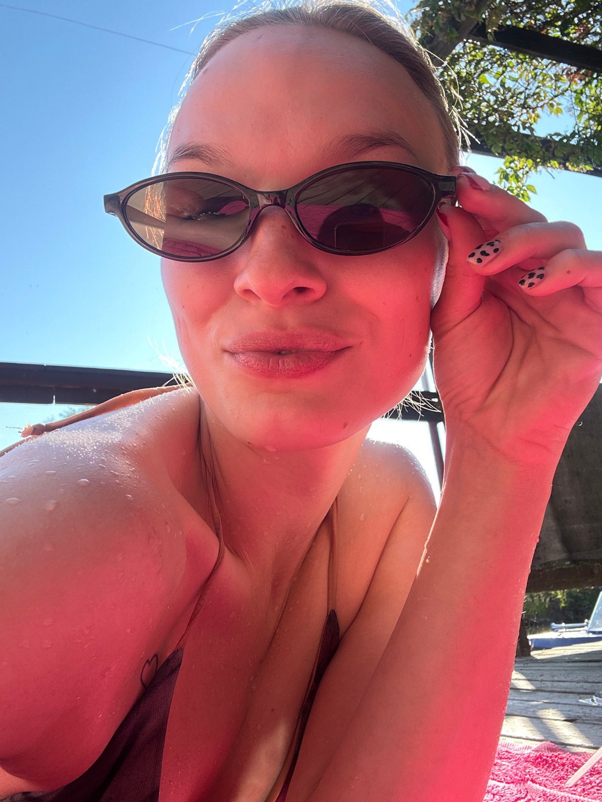 Summer day on the Kama River, swimming and boating in Chaikovsky