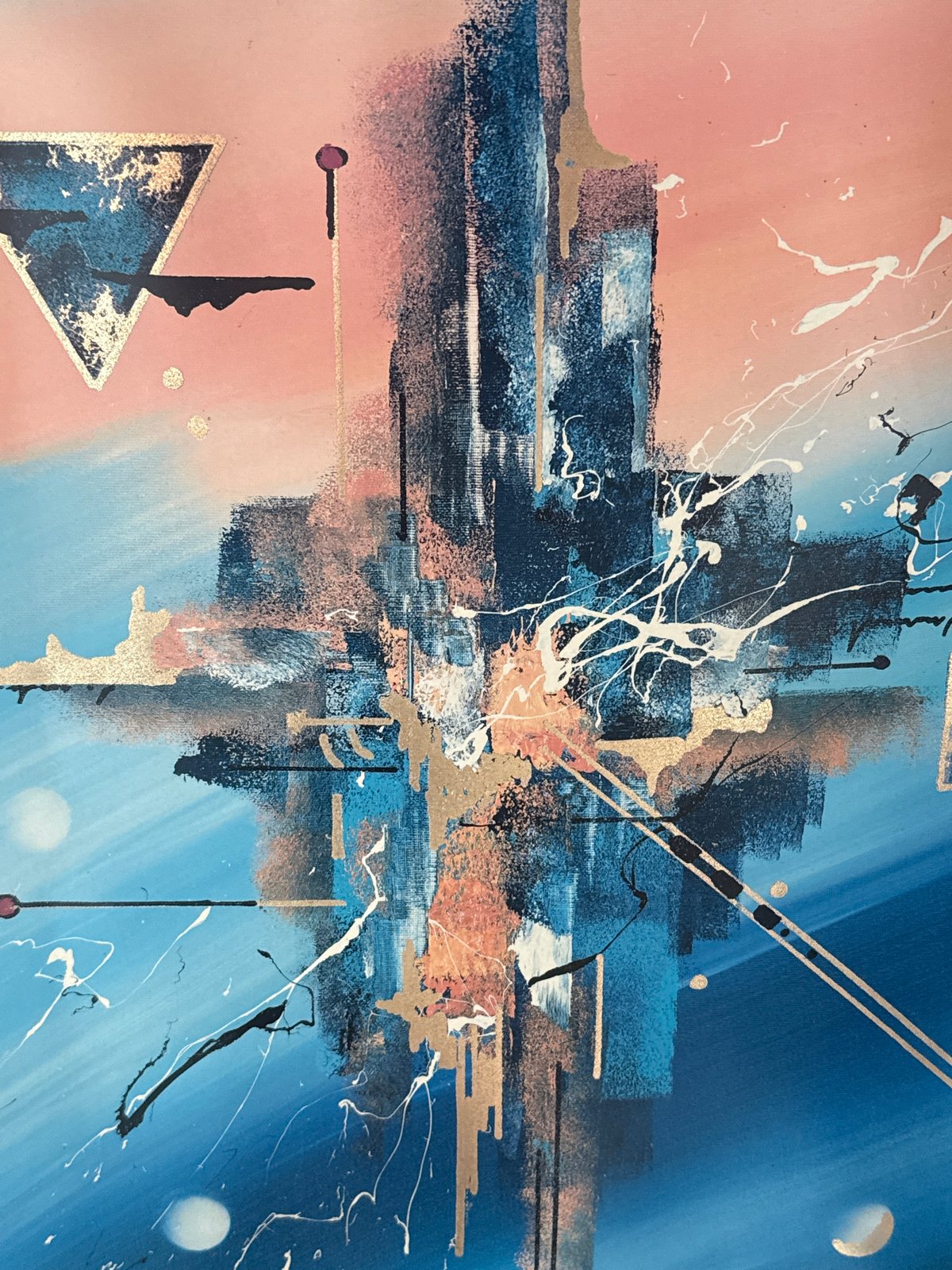 Abstract paintings, ballerina art, and ornaments in Vienna