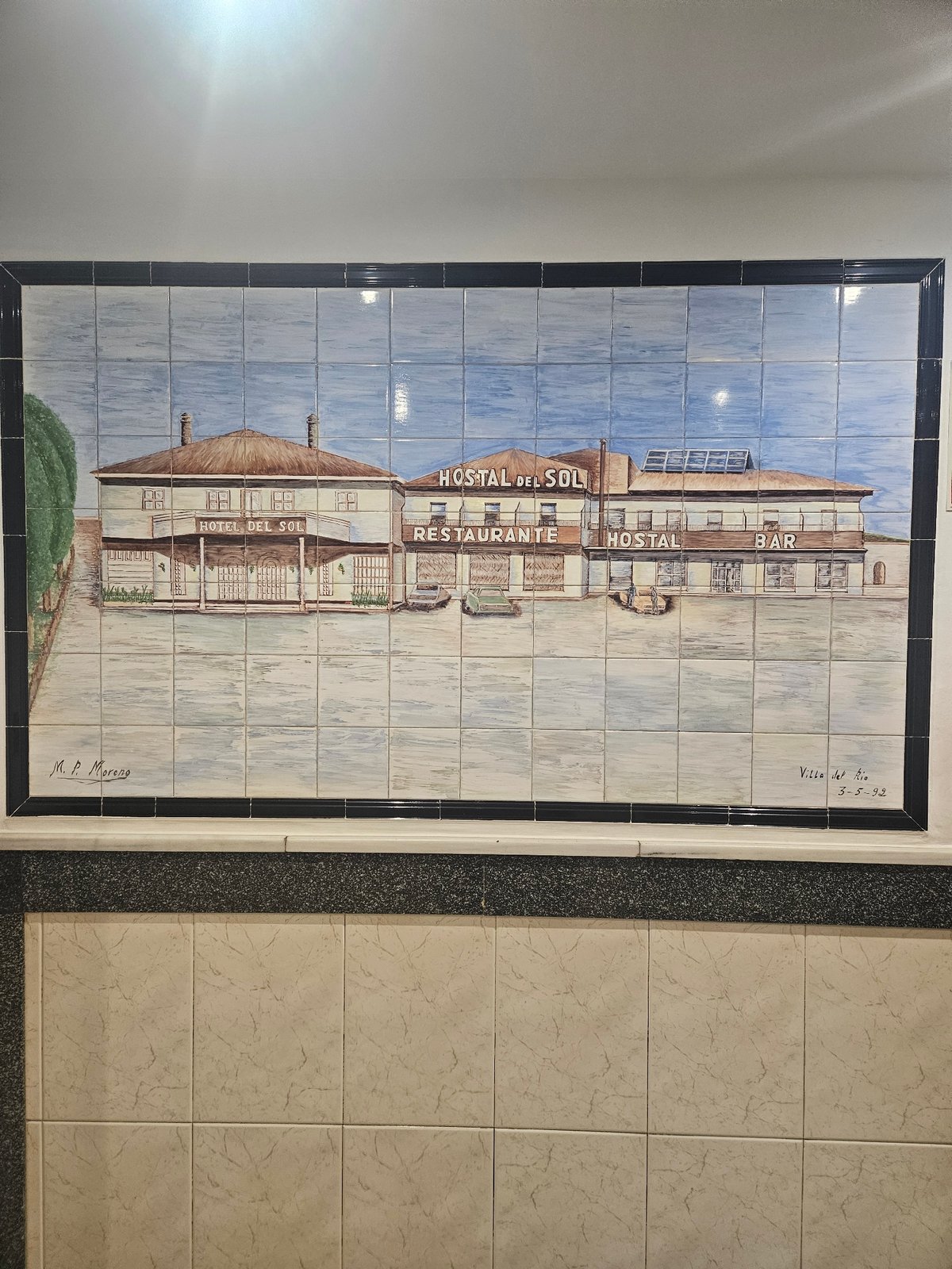 Morning documentation of Villa del Río landmarks and interiors