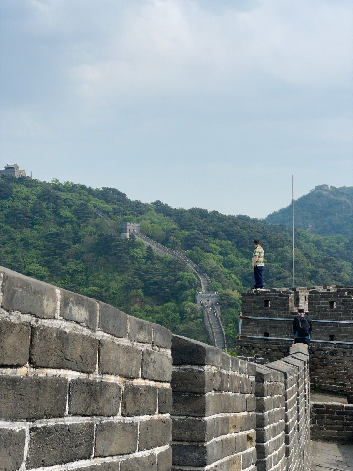 Morning visit to Great Wall's Mutianyu section documented