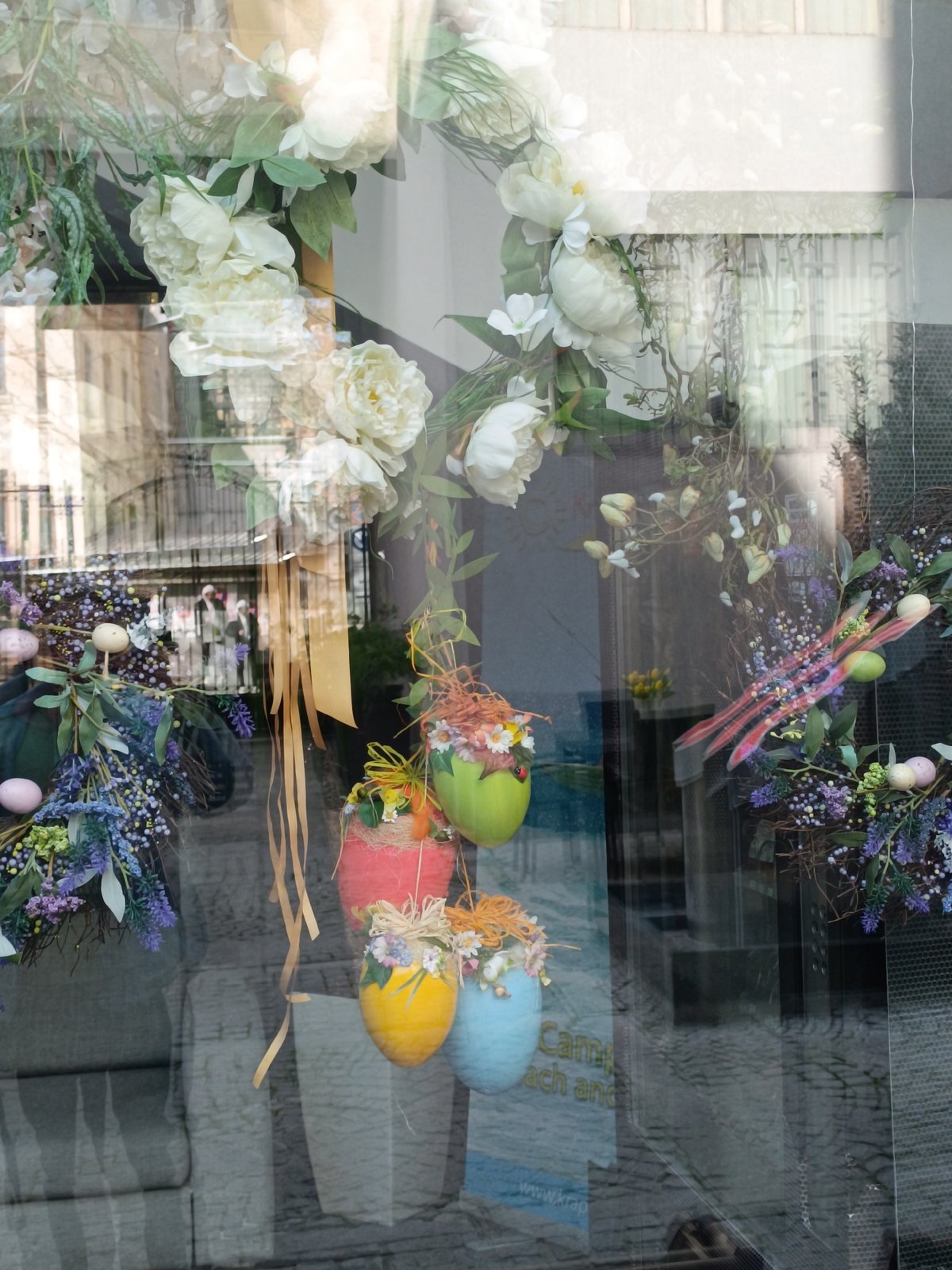 Easter displays and refreshments observed in Varna, Bulgaria