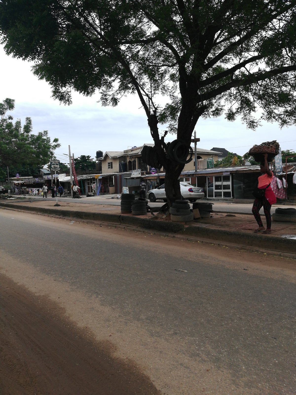 Ordinary street life documented across Lagos neighborhoods Saturday afternoon