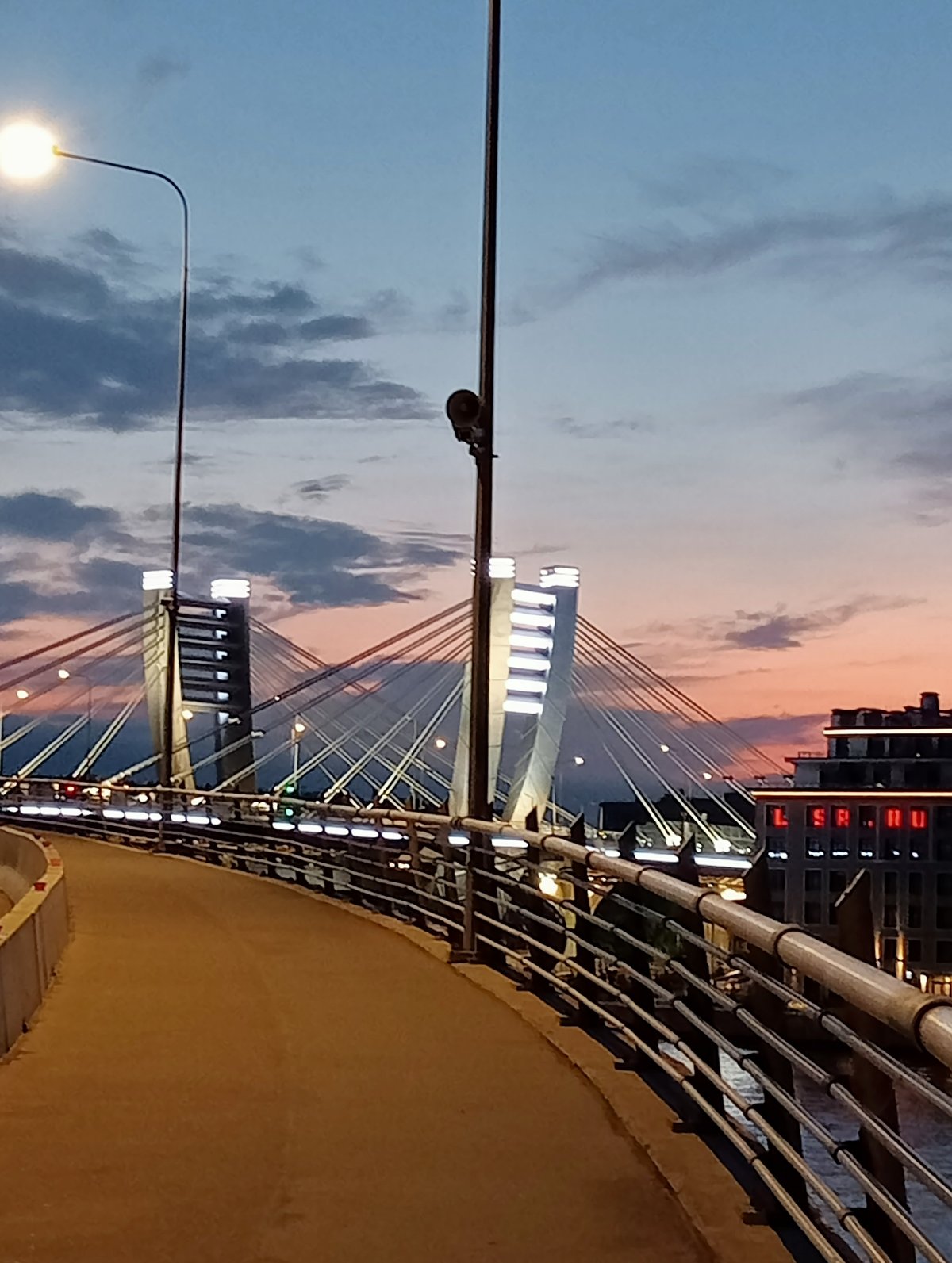 Saint Petersburg's white nights from the river and streets