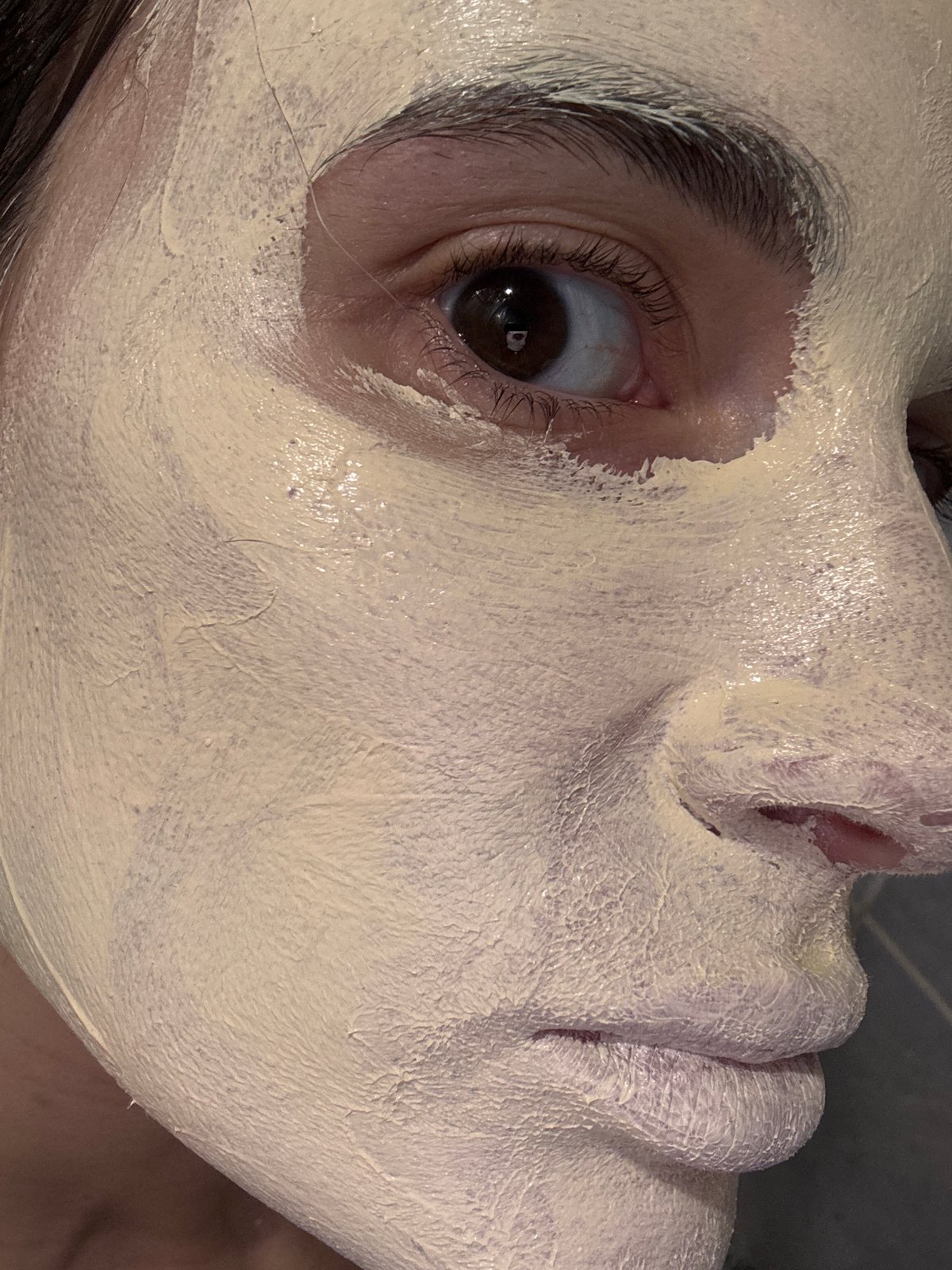 Morning skincare routine documented in Chaikovsky apartment