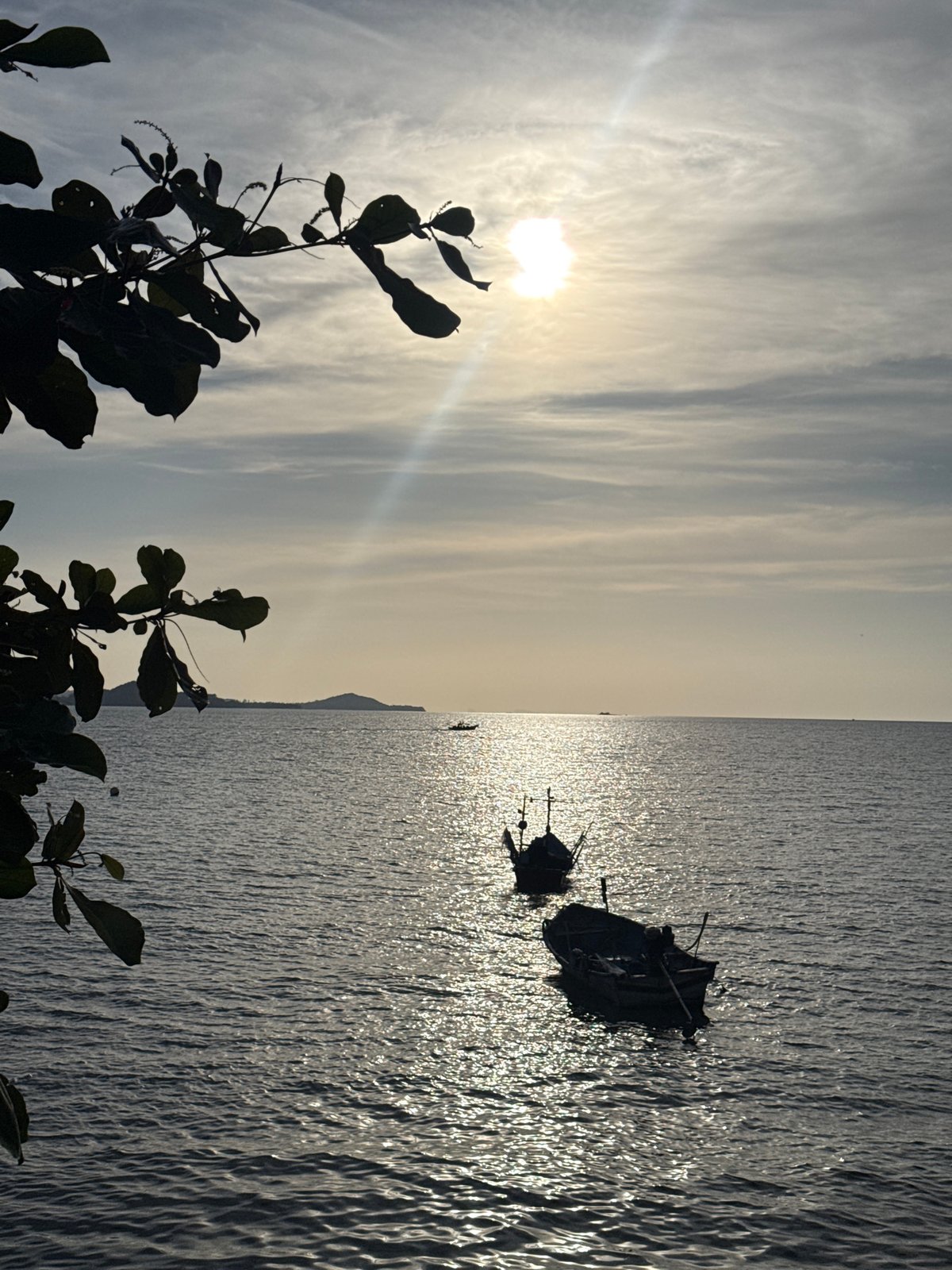 Sunset dinner at a Ko Samui waterfront restaurant