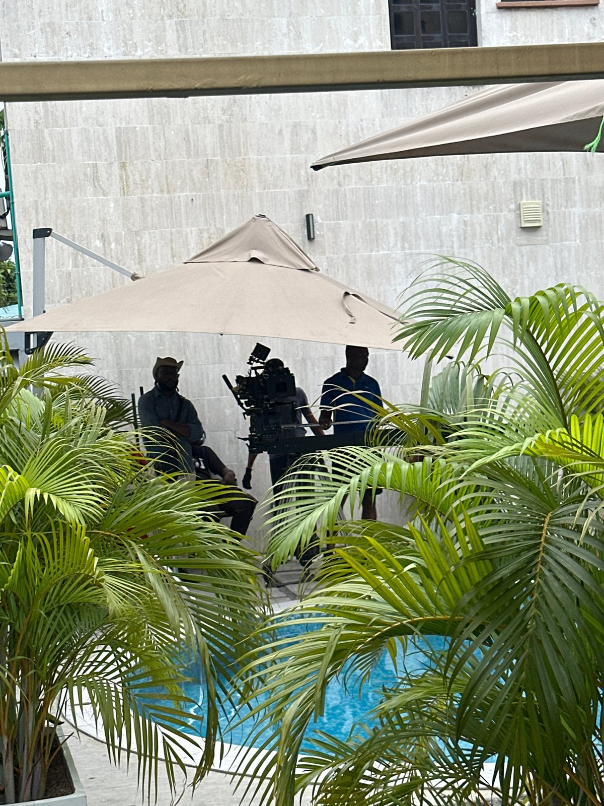 Film crew spotted shooting outdoors in Moba, Nigeria