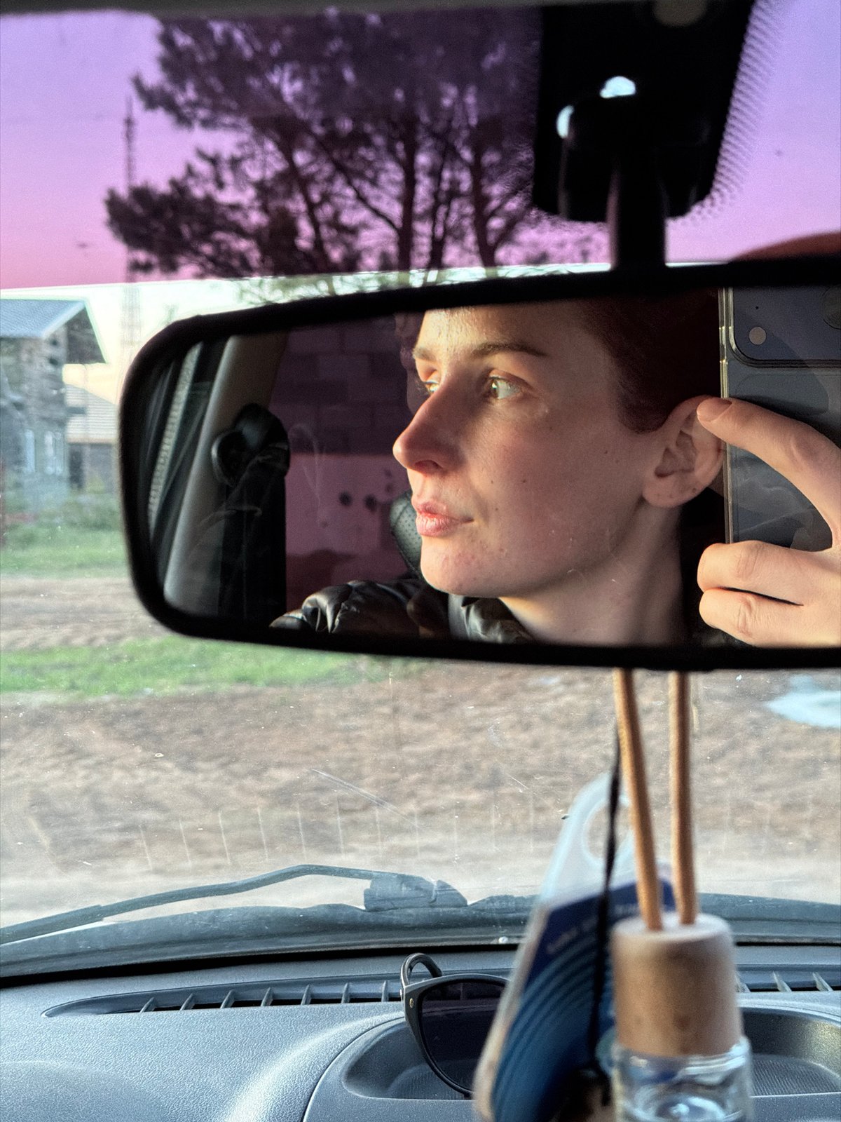 Woman and child captured in casual selfies in Chaikovsky