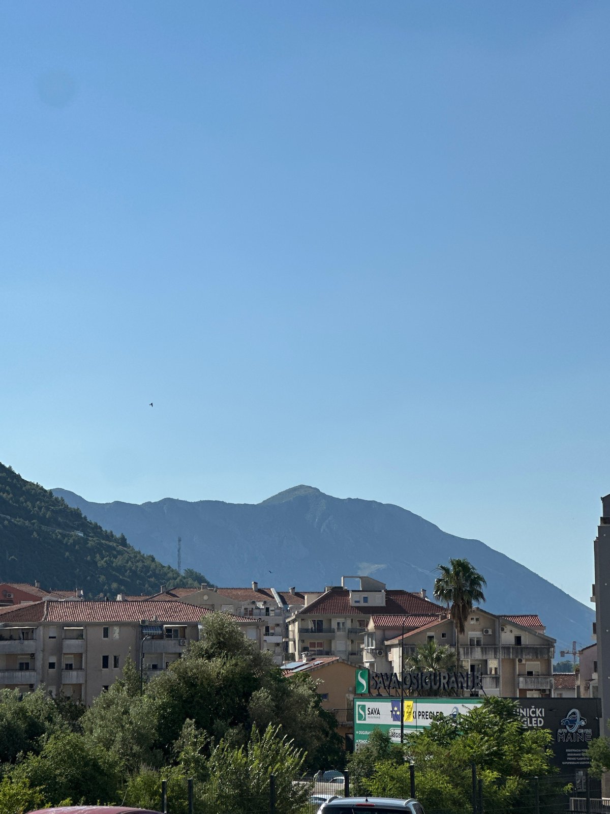 Morning departure from a Podostrog apartment, Montenegro