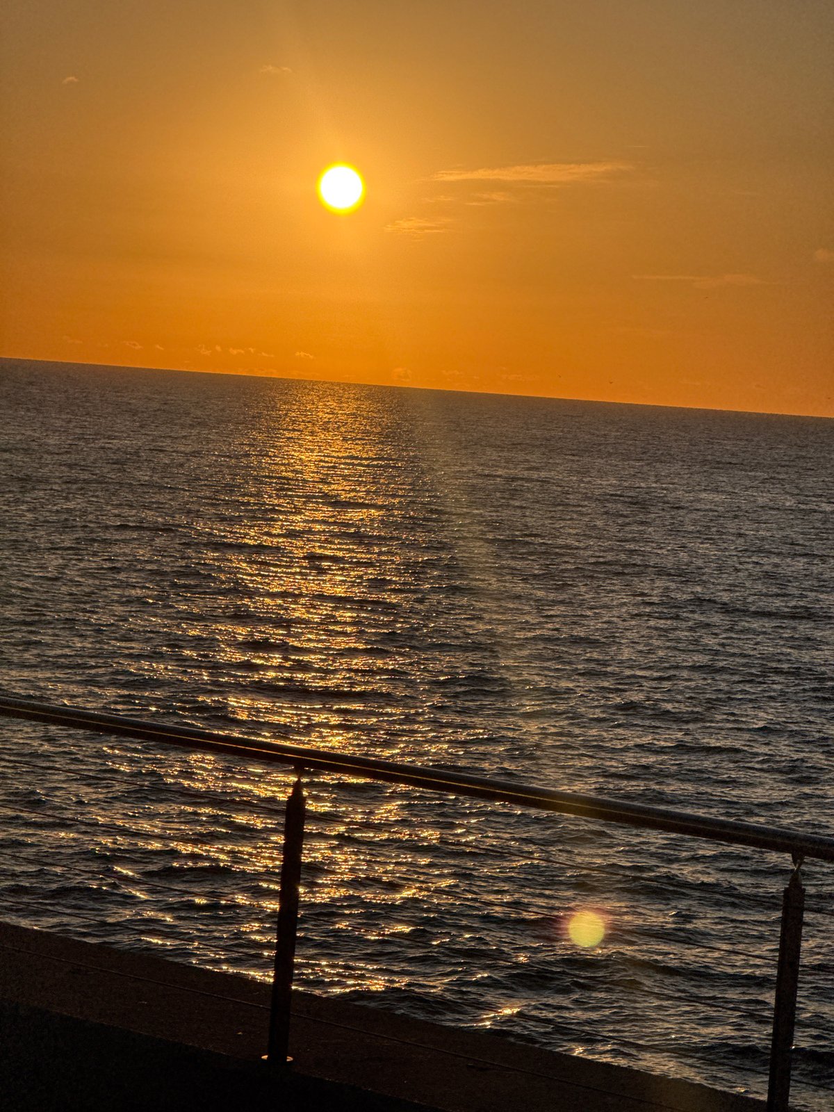 Early morning sunset captured along Barcelona's Mediterranean coast