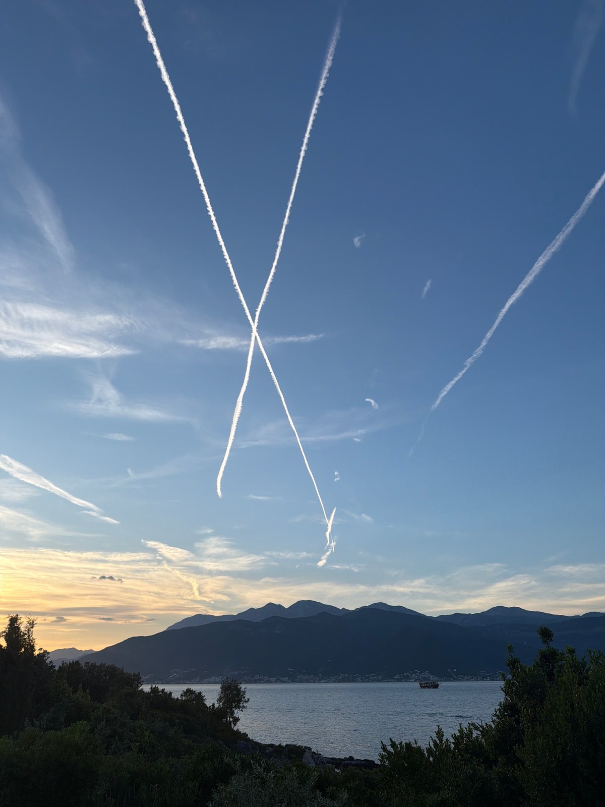 Casual afternoon scenes documented around coastal Gošići, Montenegro