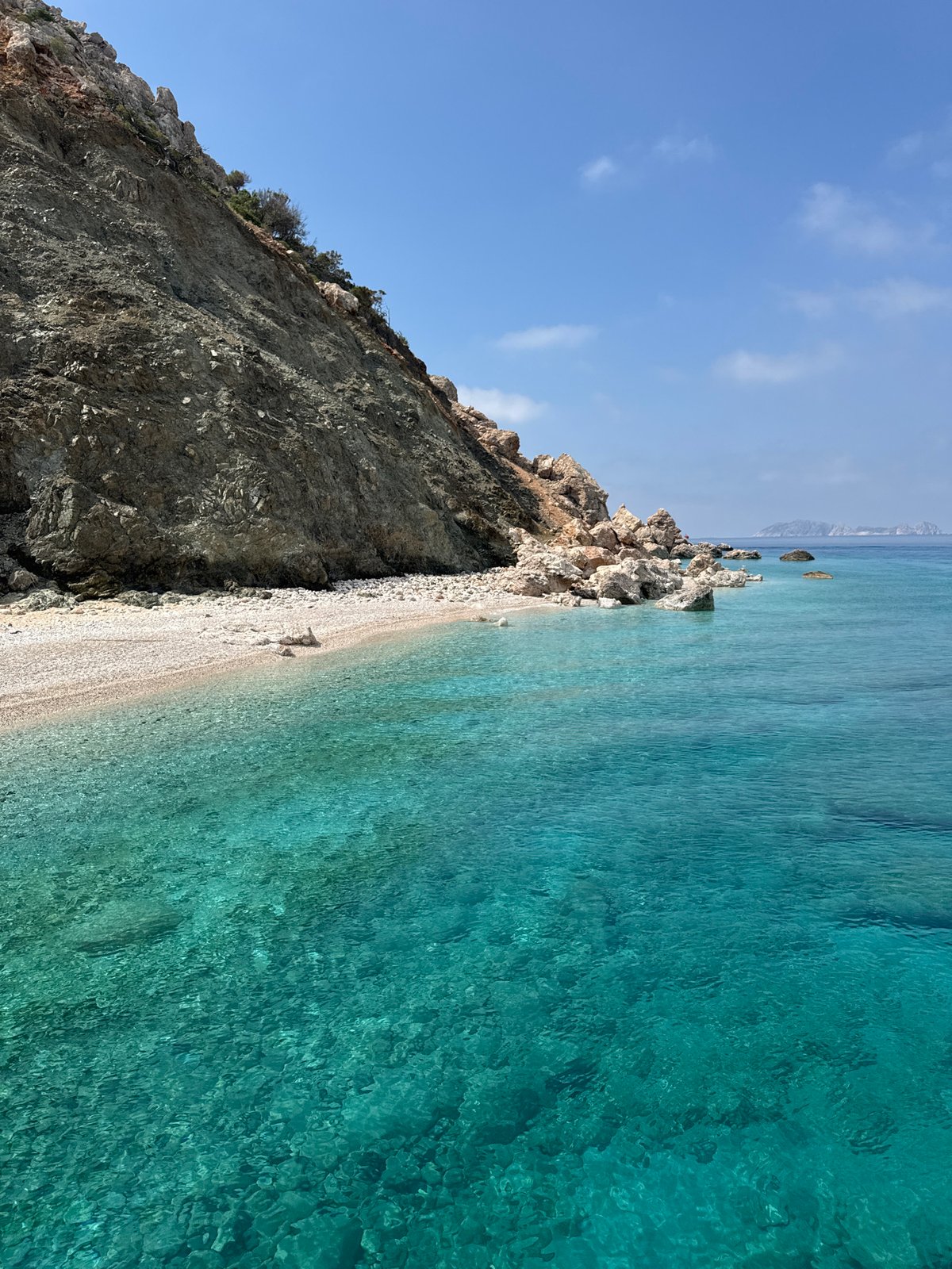 Peaceful morning coastal views captured along Turkish Mediterranean shore