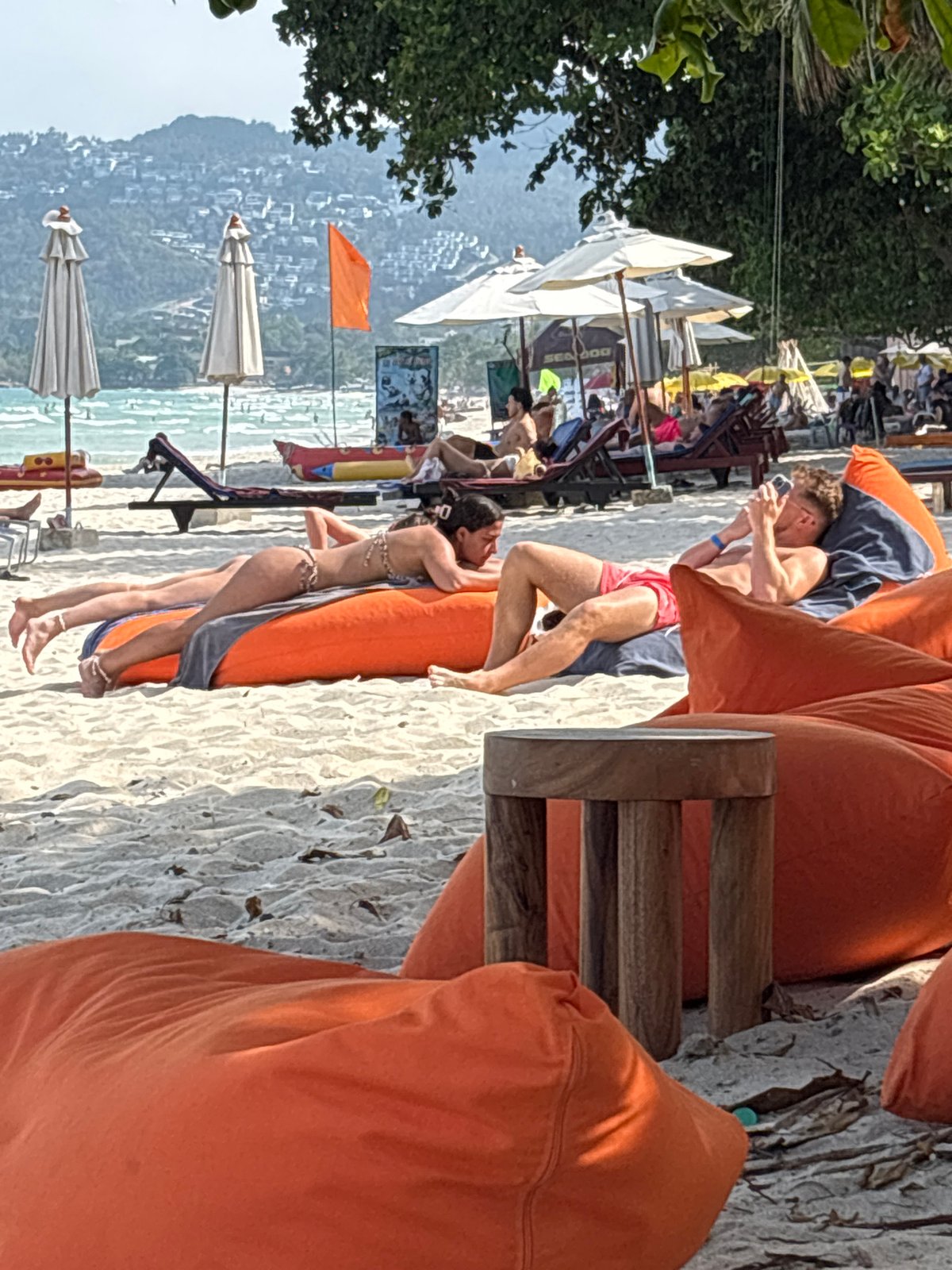 Beach workout session documented in Baan Chaweng, Thailand
