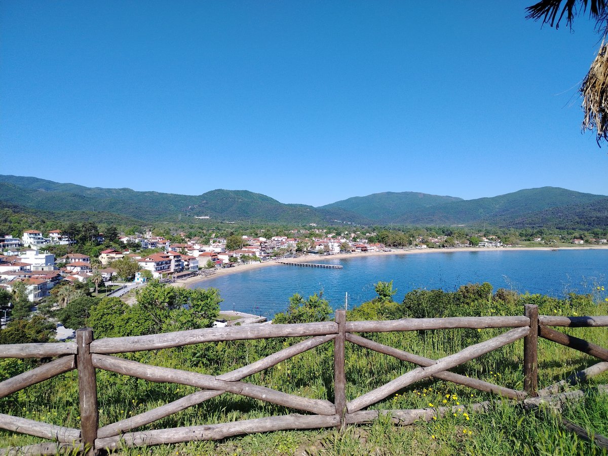 Morning coastal scenes documented in Olympiada, Greece