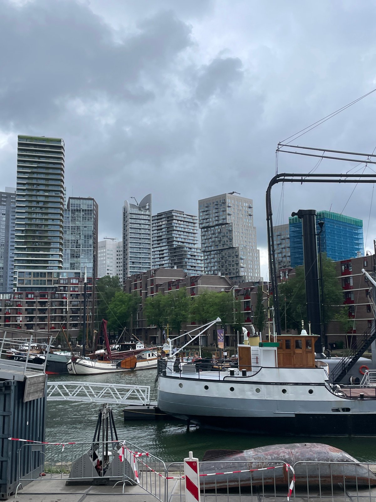 Rotterdam cityscape documented in morning photo series