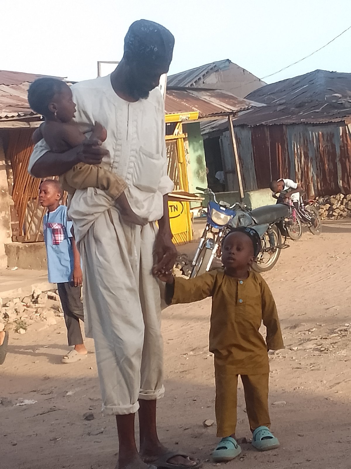 Daily life scenes documented across Pantame, Nigeria streets