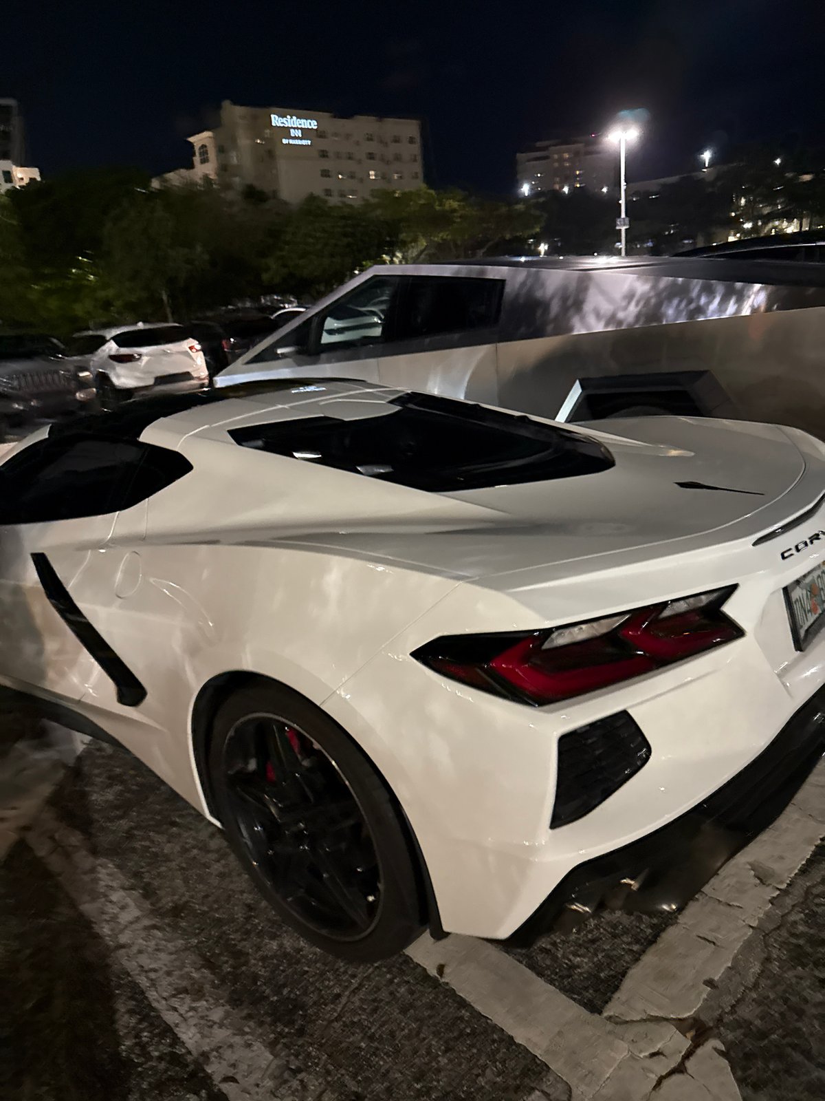 Late-night sports car gathering observed in Aventura parking lot