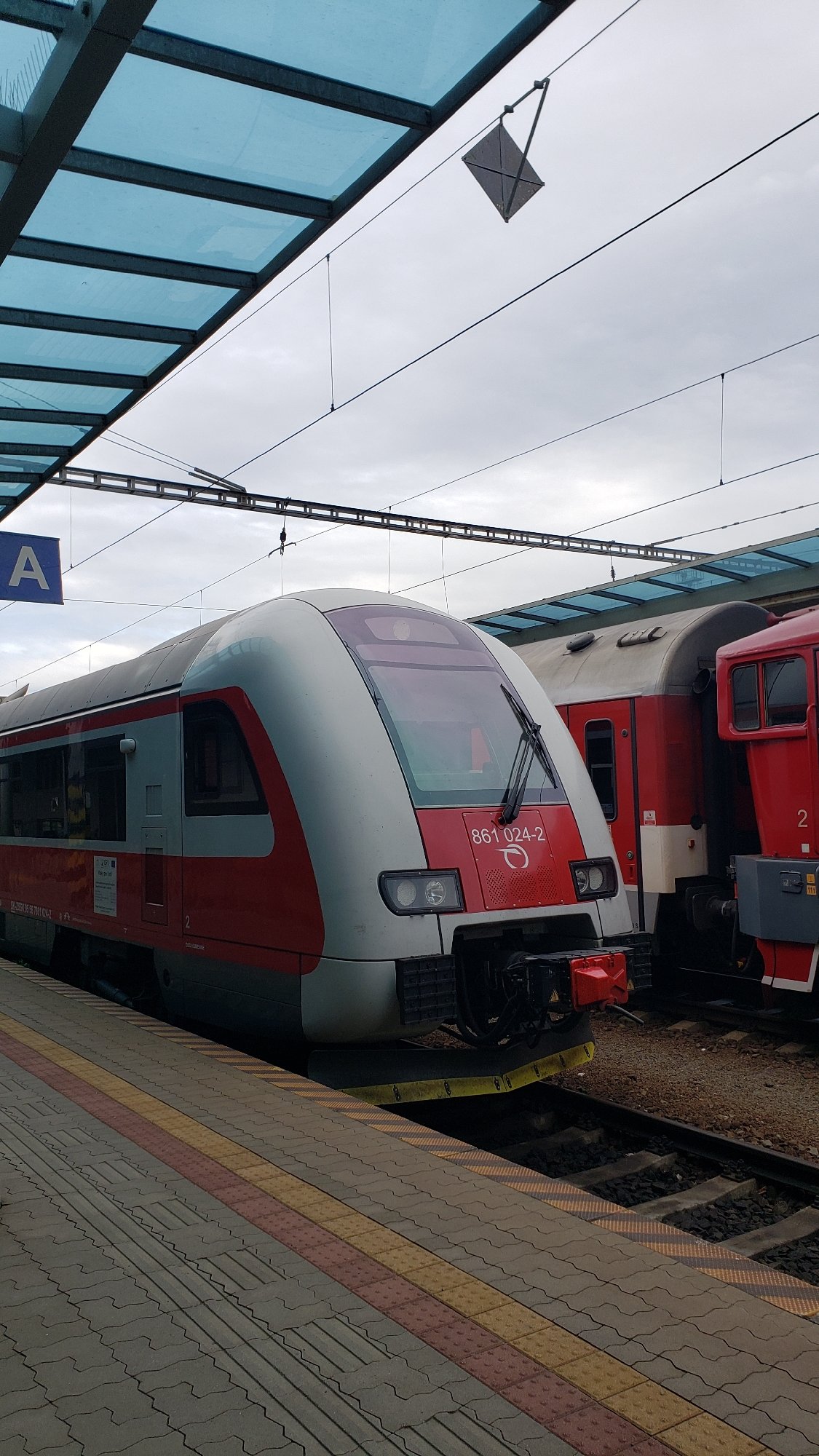Street scenes and rail yard views from a July morning in Prešov