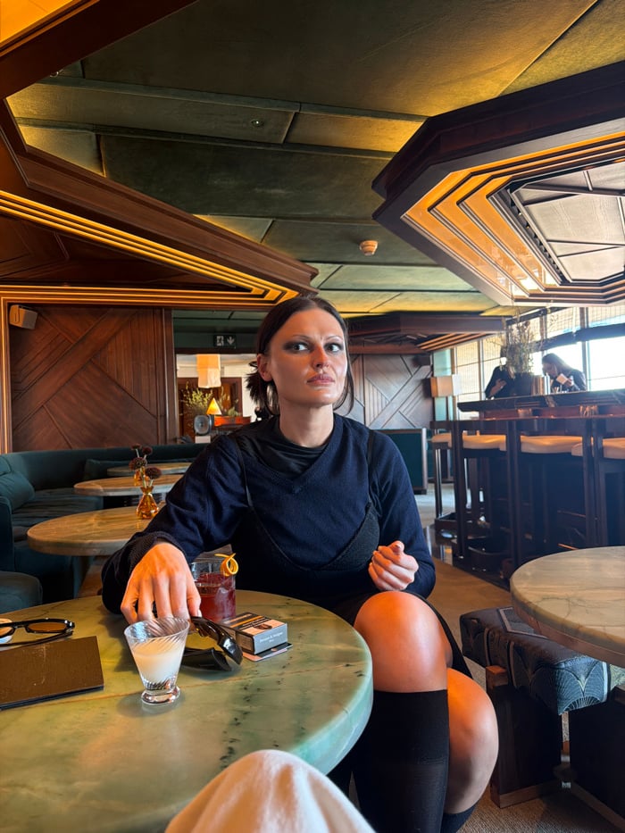 Witness captures scene at upscale London bar The Ned