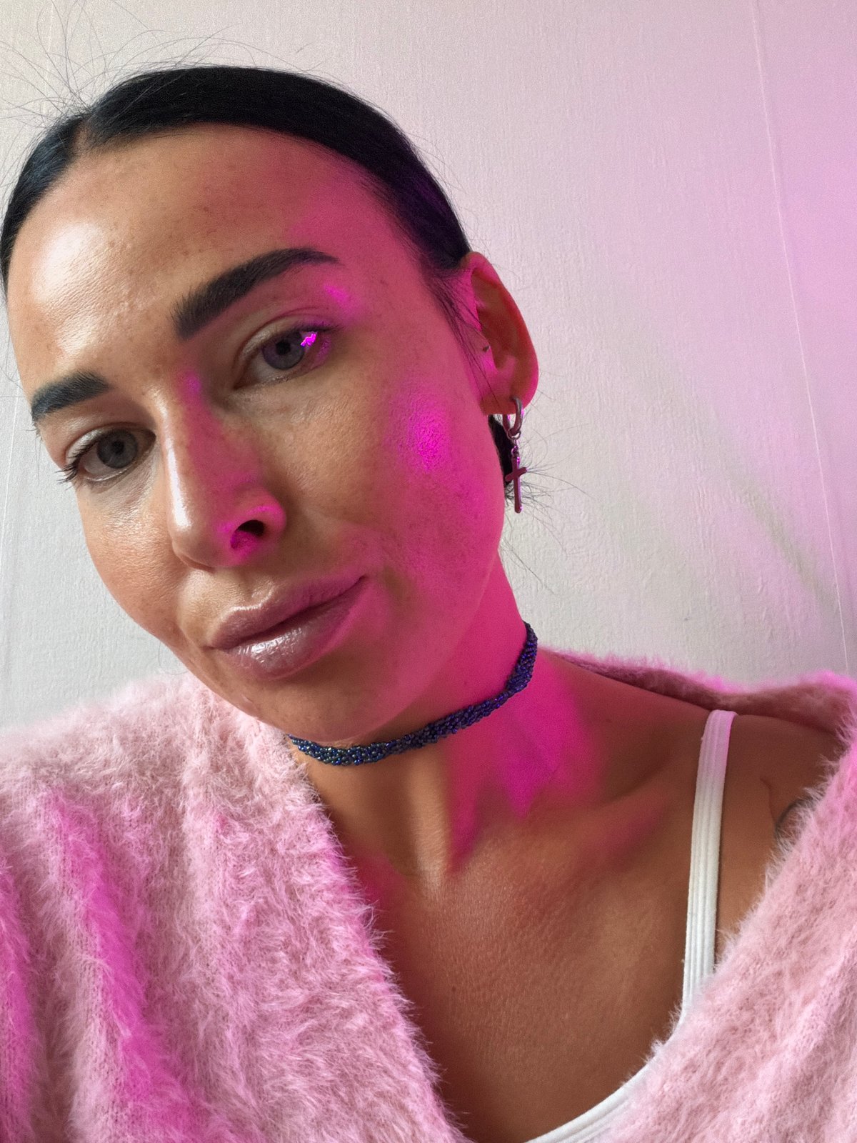Woman enjoys spa treatment in Saint Petersburg indoor setting