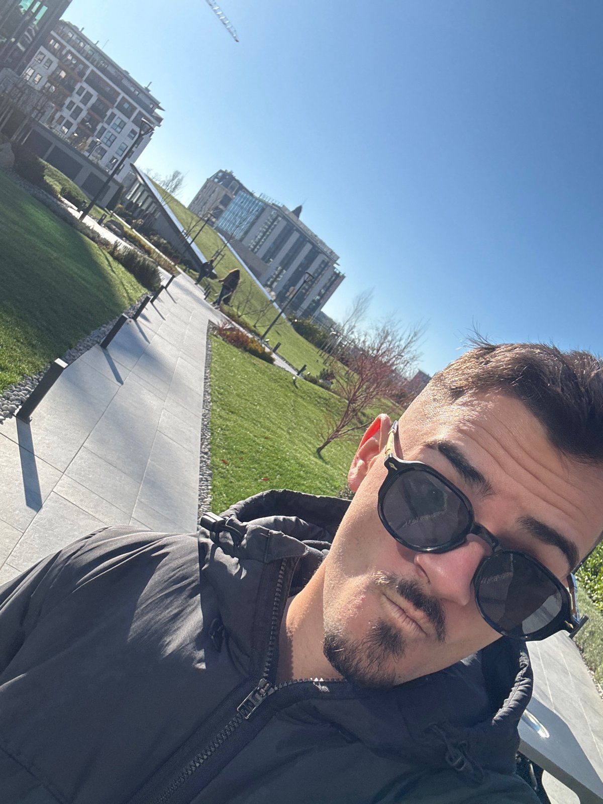 Morning selfie captured in Sofia, Bulgaria