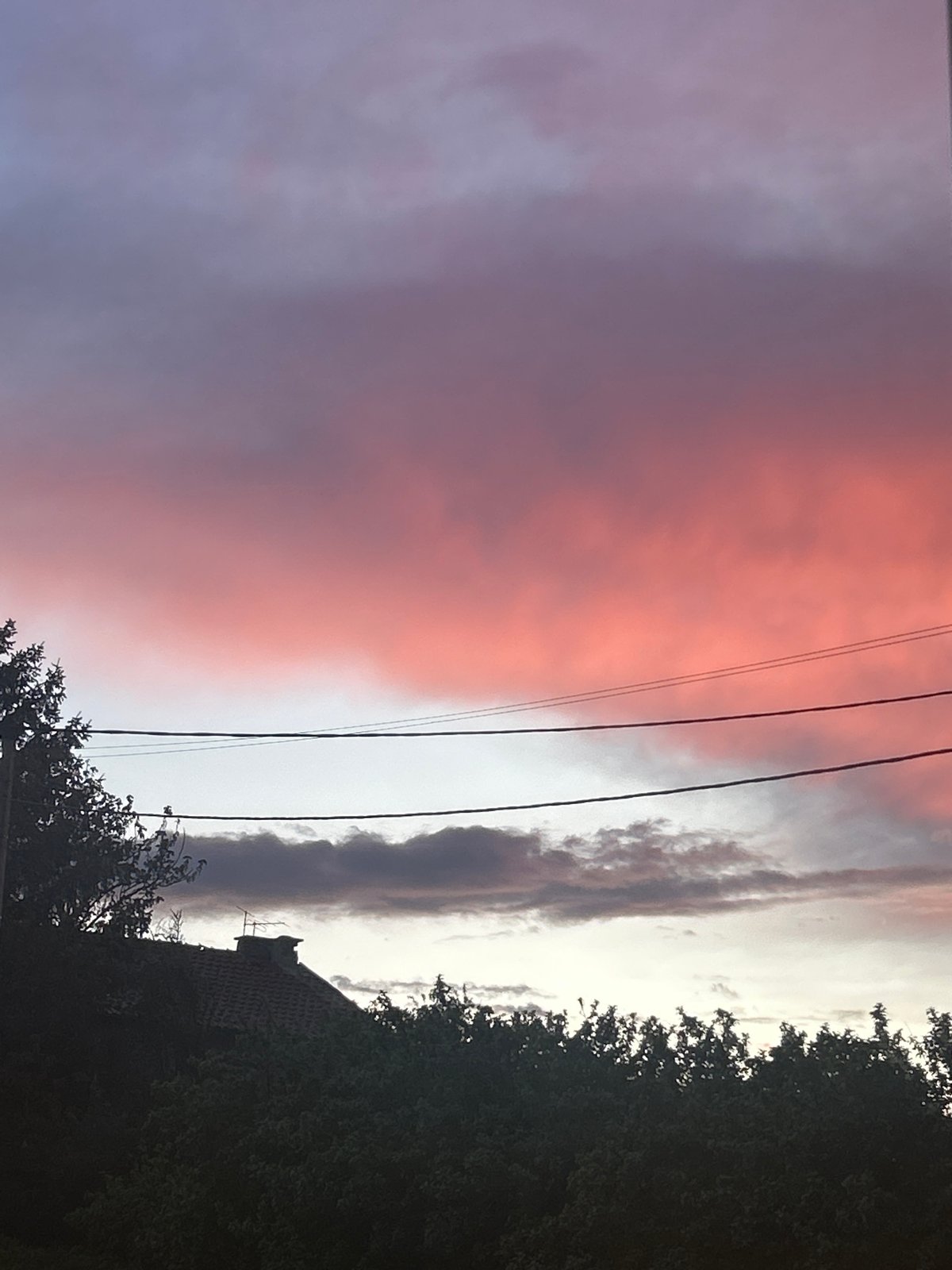 Sunset viewing and snack time captured in evening moments