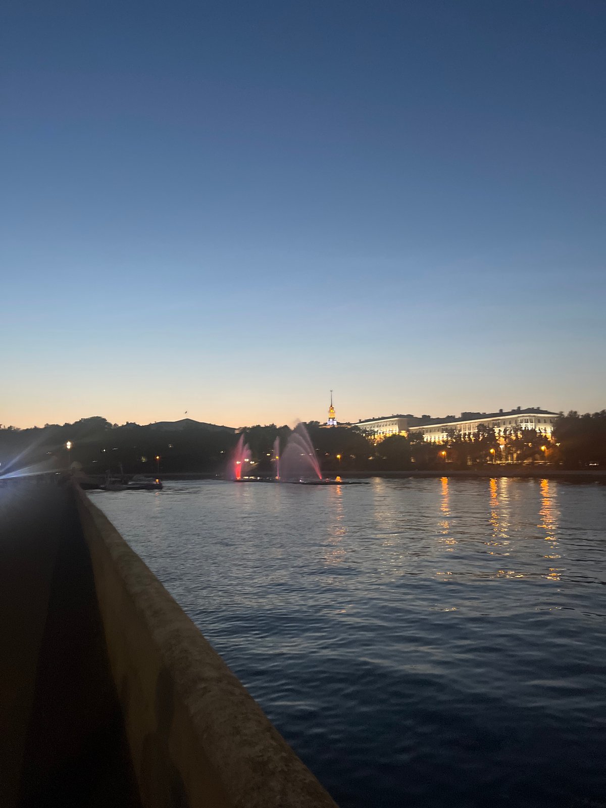 Evening along the Svislach River embankment, Minsk