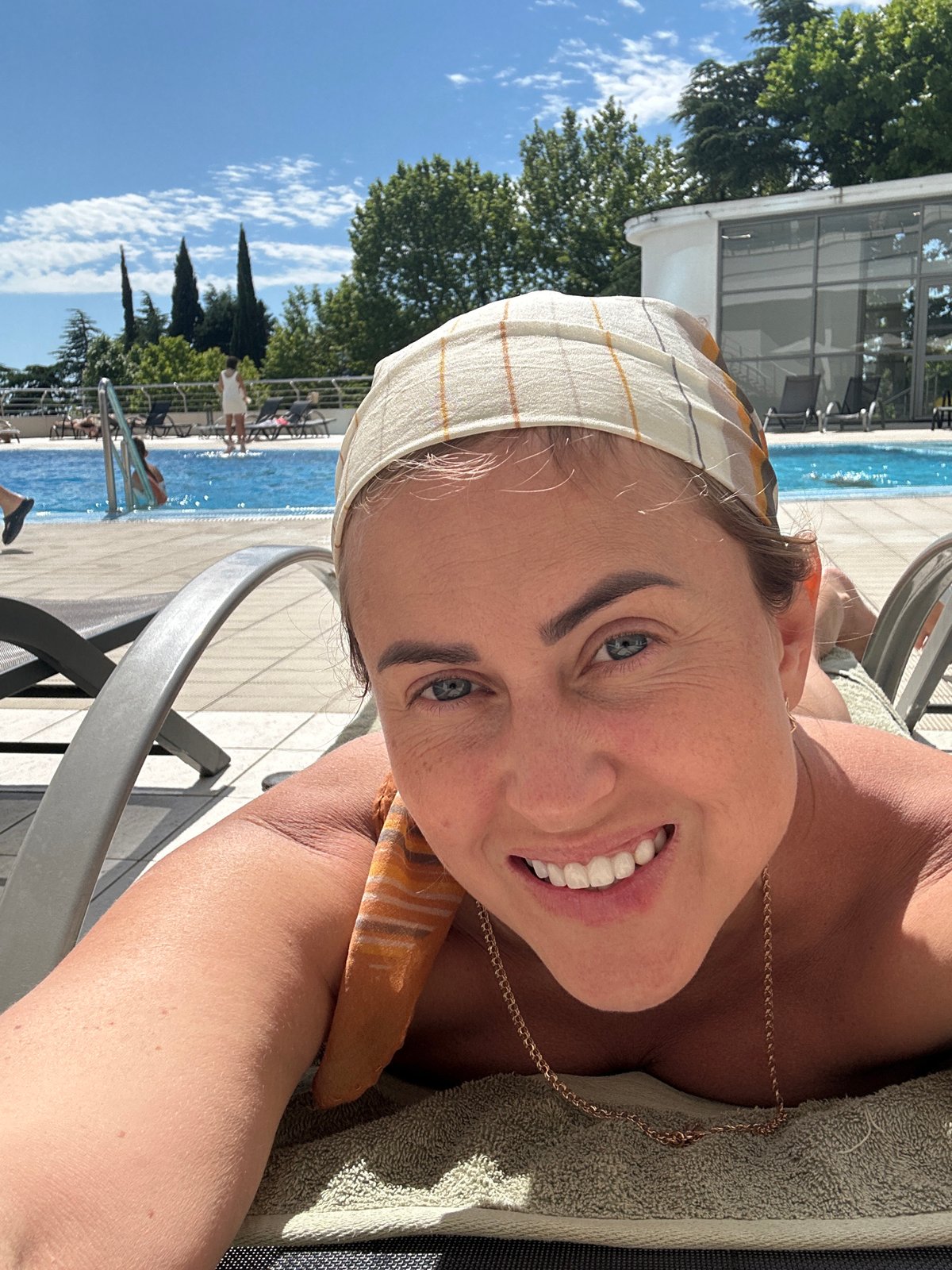 Poolside relaxation and table tennis at a Sochi resort