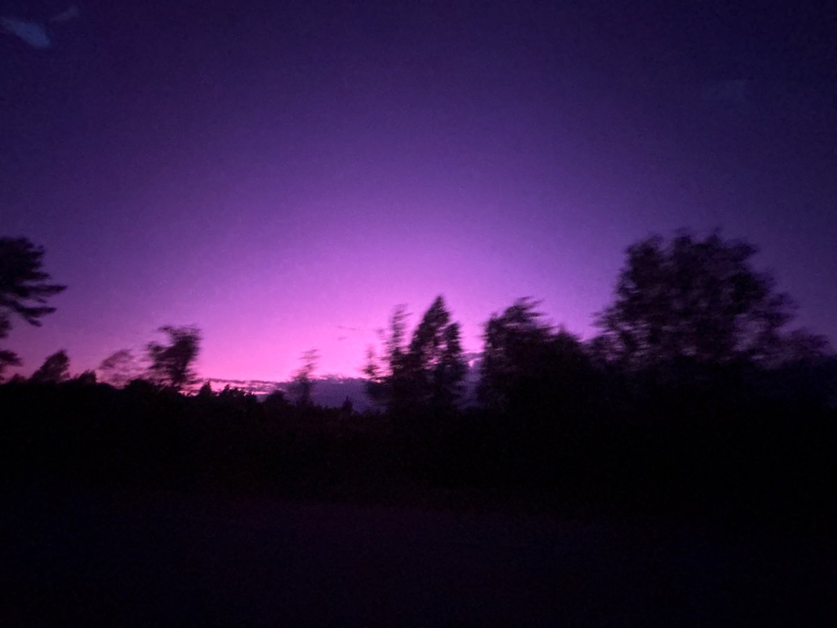 Dusk landscape captured in Новоникольское, Russia