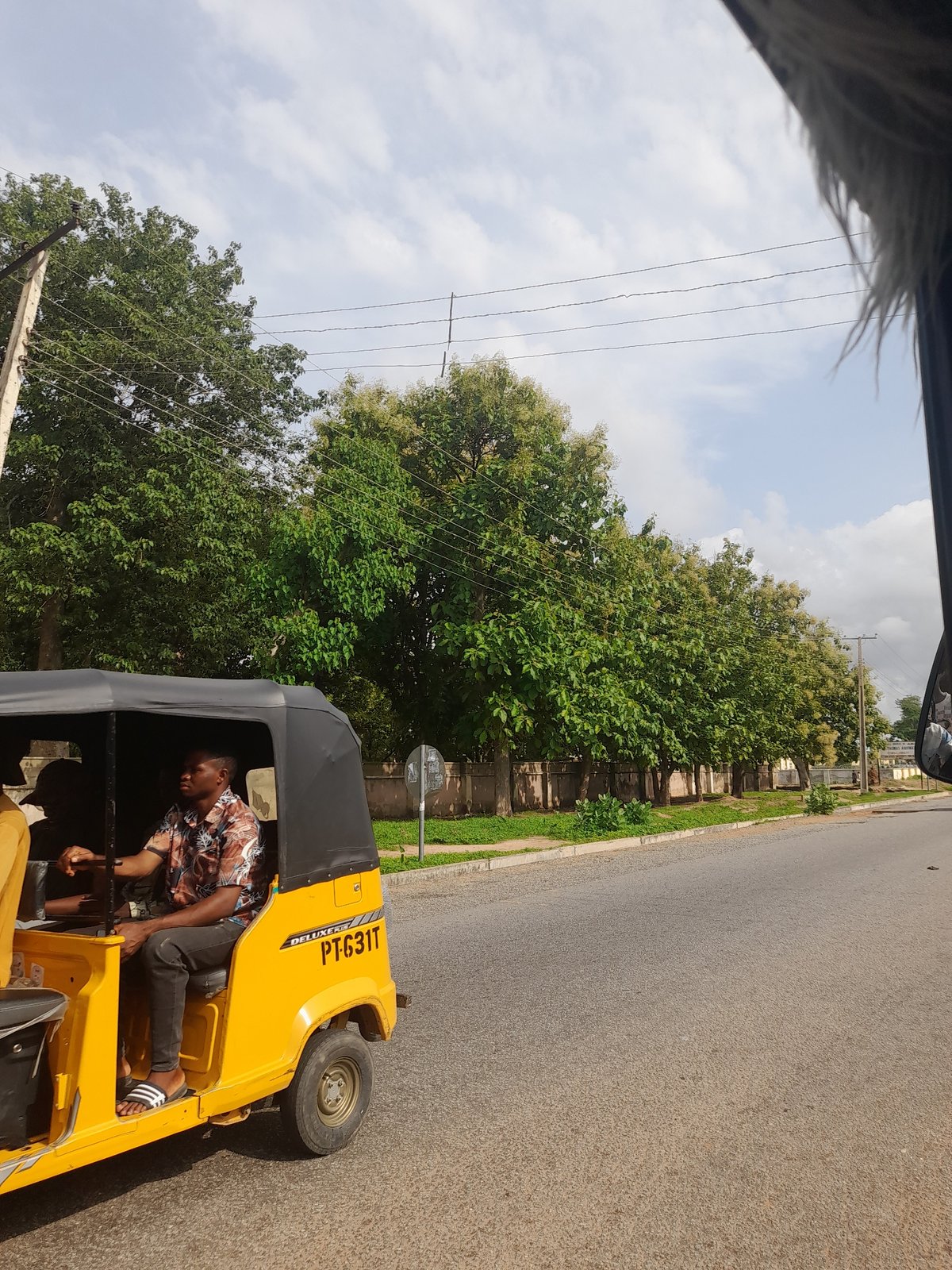 Street-level scenes from Jalingo, Nigeria on a June afternoon